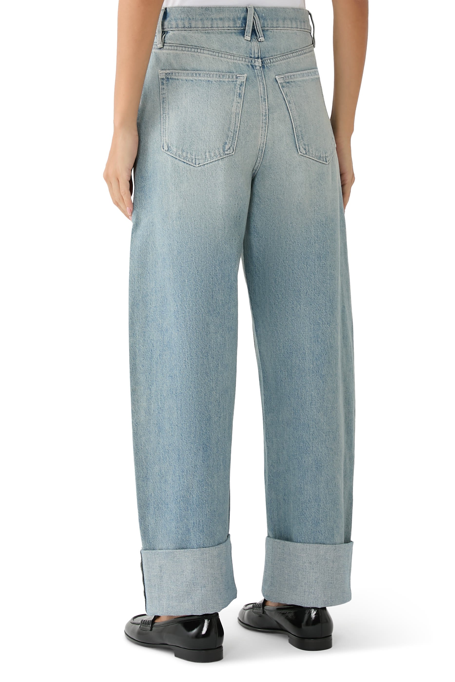 بنطال جينز جود بتصميم أسطواني مريح