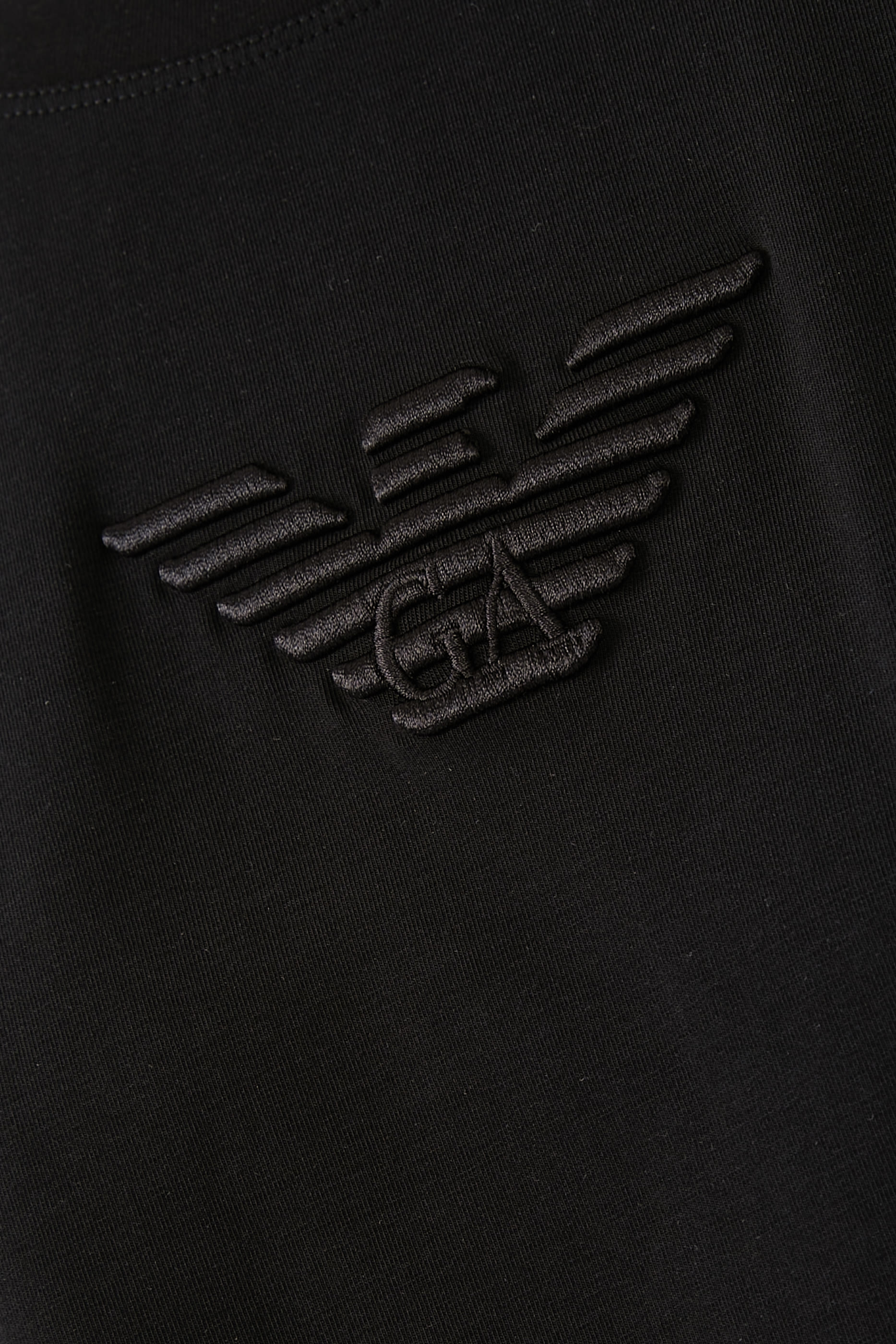 تيشيرت ايه اس في بشعار الماركة المطرز جيرسيه عضوي مطاطي