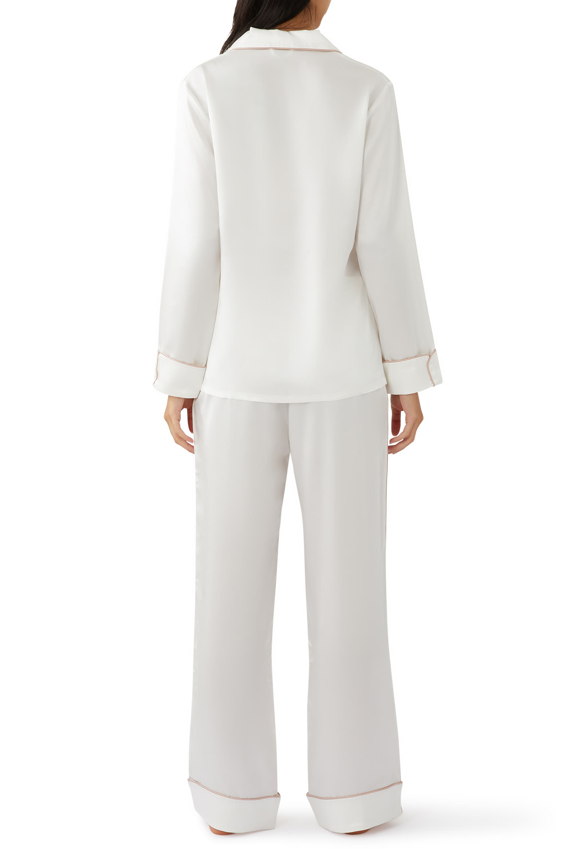 طقم بيجامة كوكو ساتان حريري