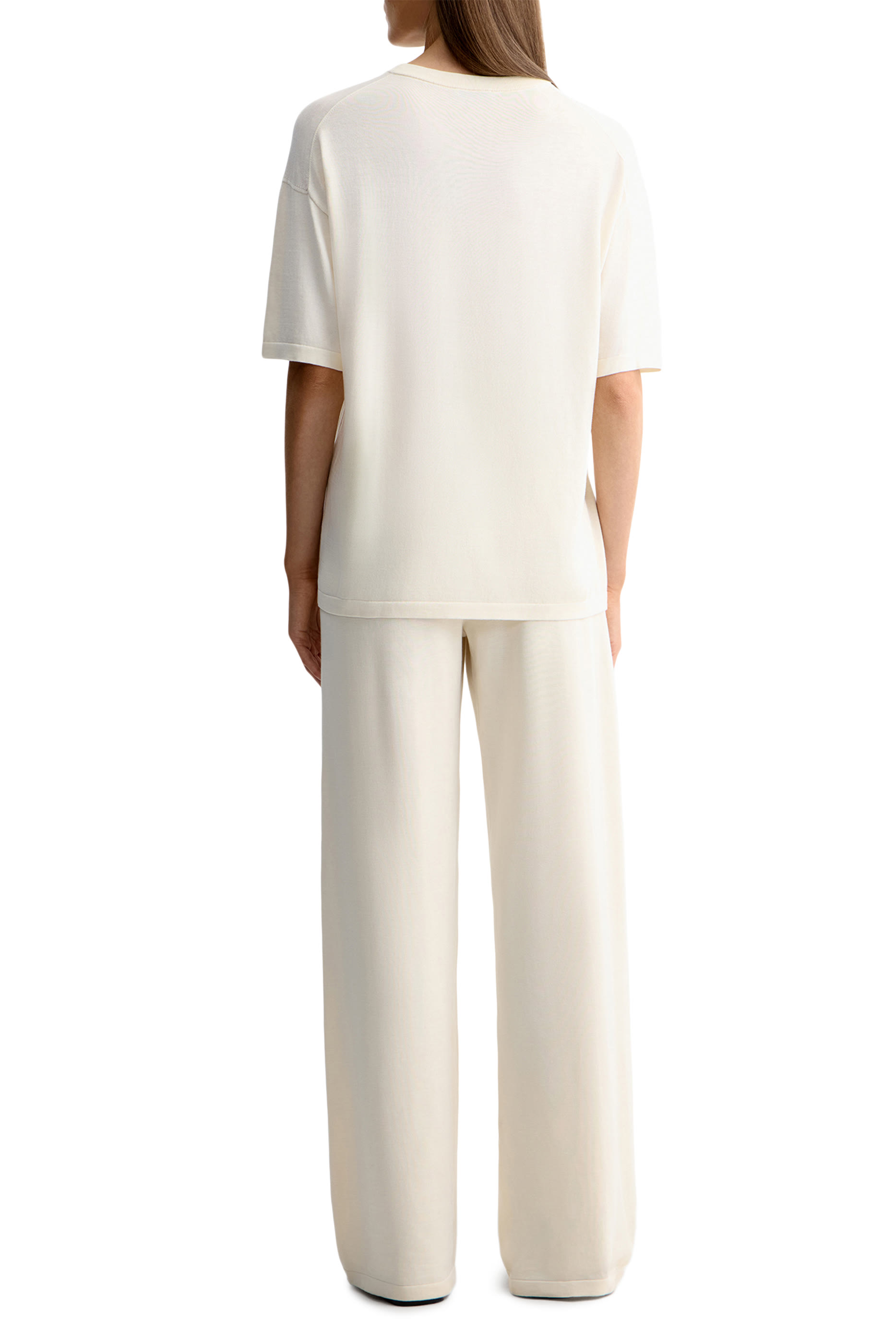 تيشيرت منسوج قطن حرير