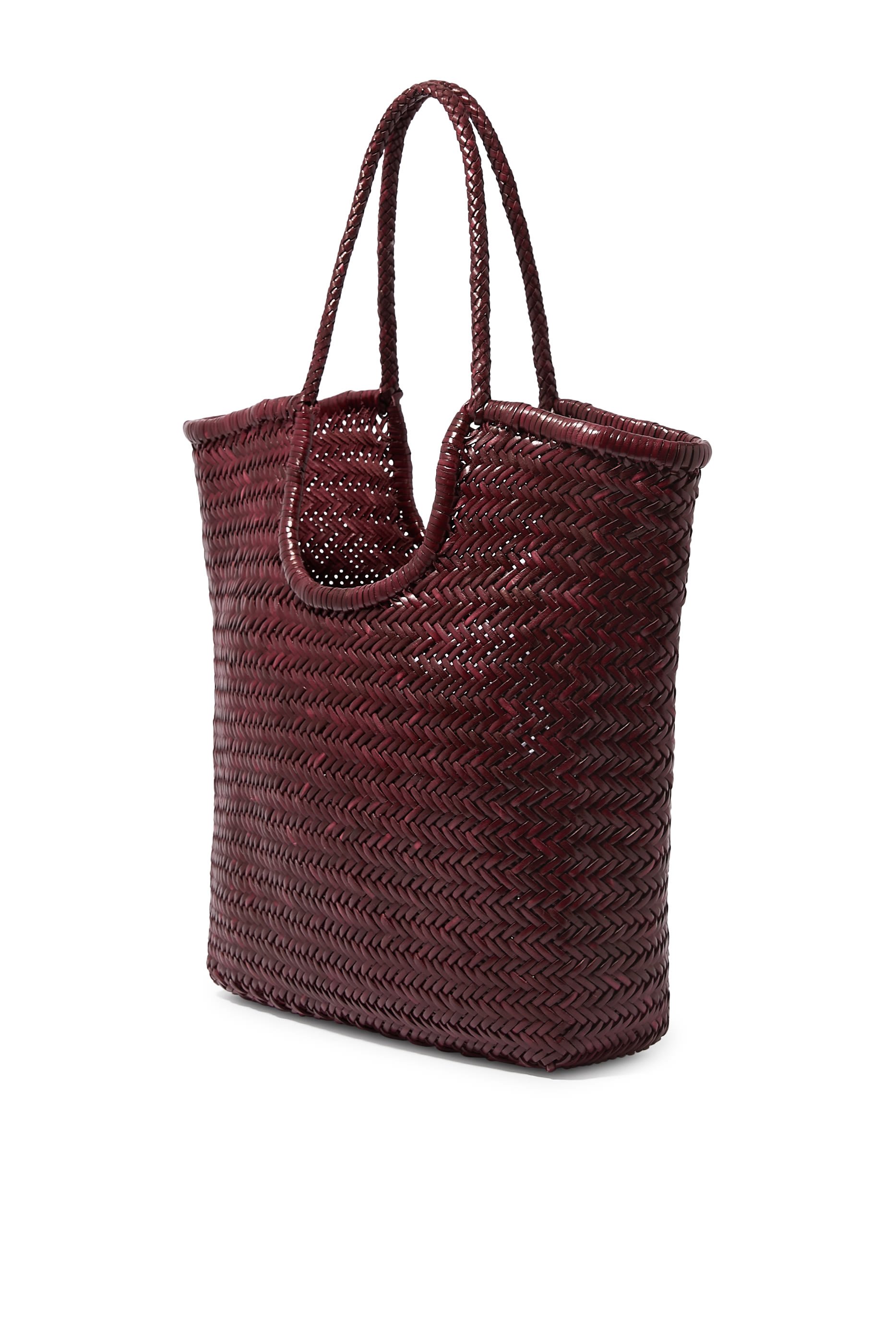 حقيبة يد ان اس تريبل جامب بتصميم مجدول