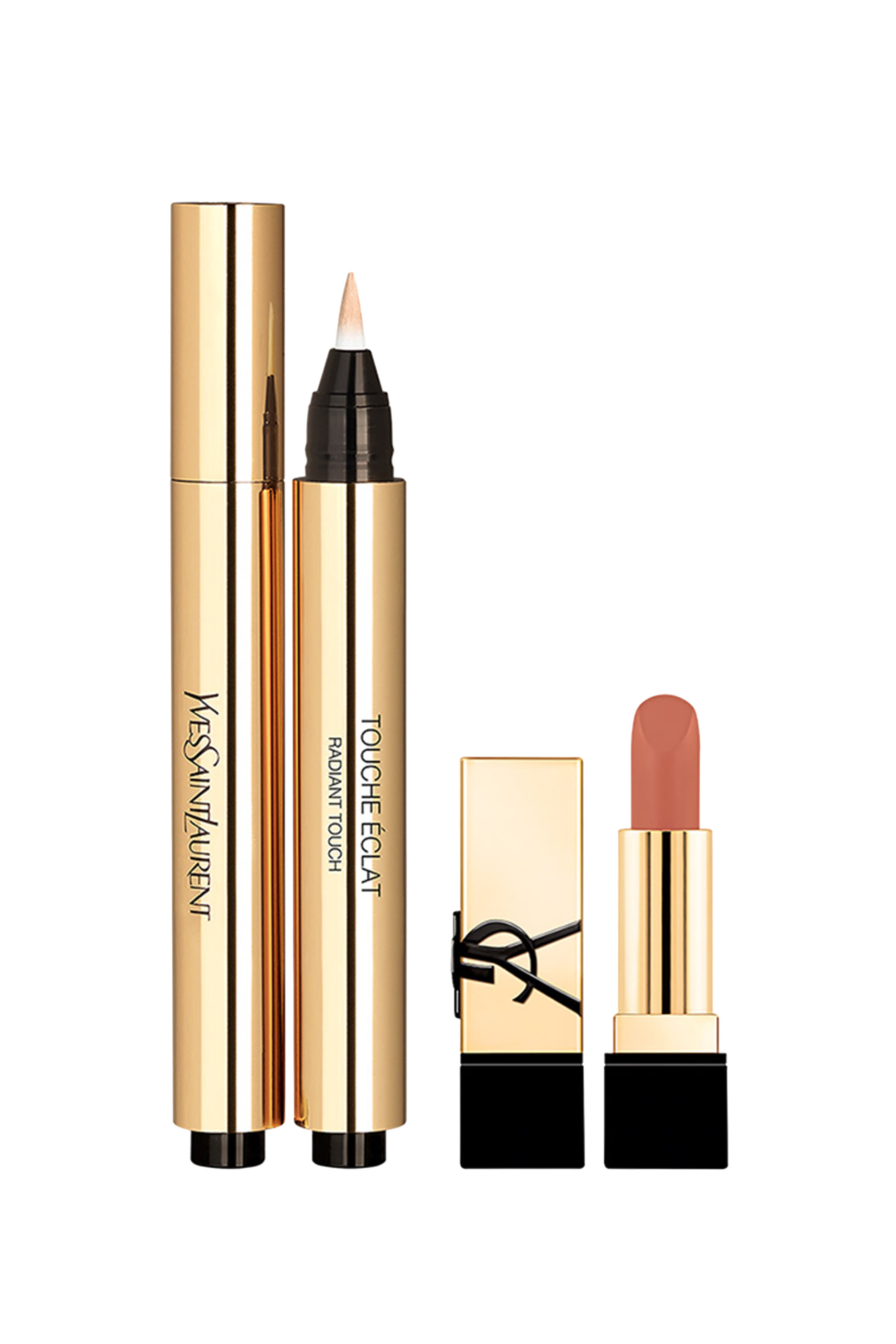 مجموعة هدايا أحمر شفاه بيور كوتور، نيود ميوز بحجم صغير، وقلم توش إيكلا لموسم الاعياد