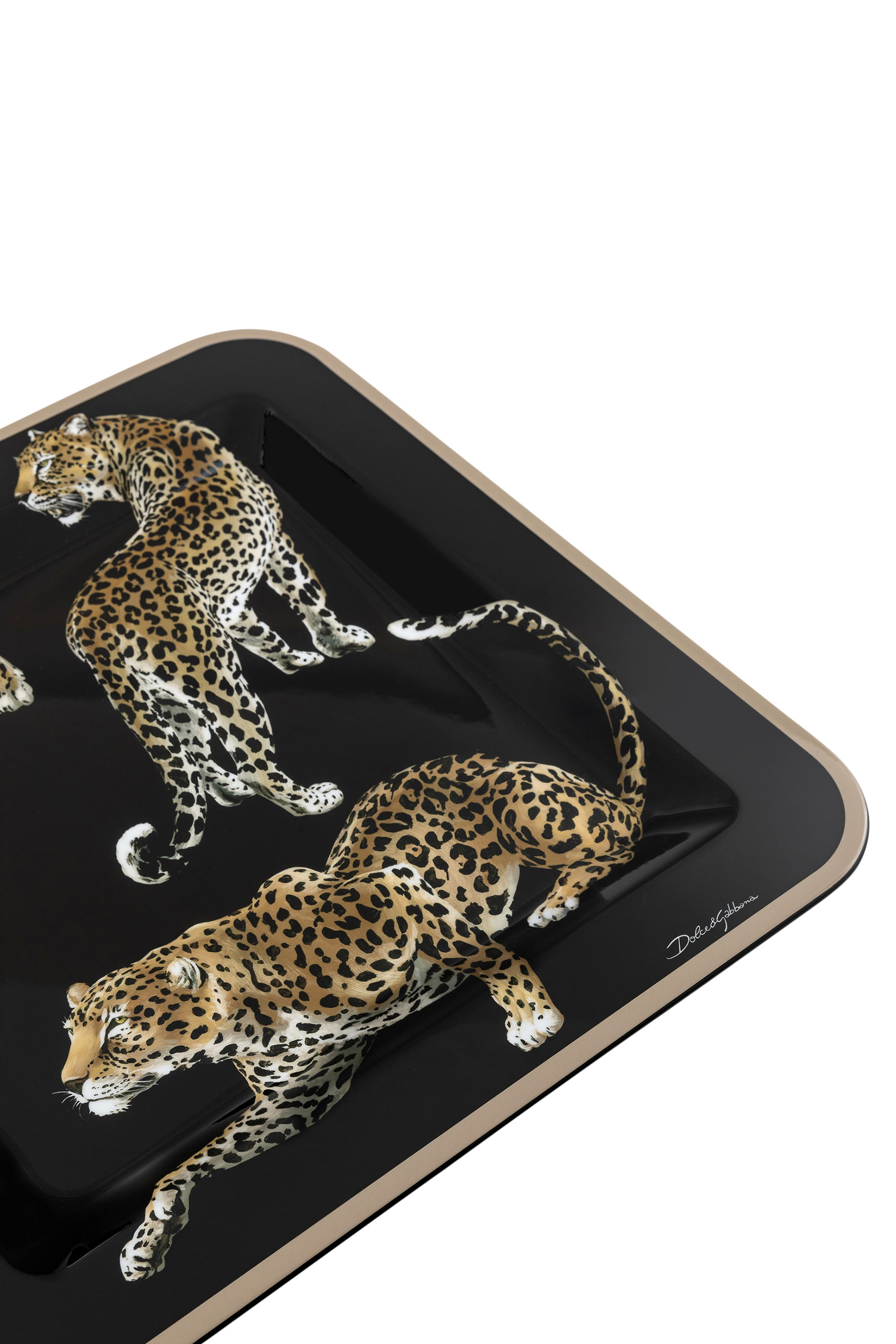 صينية ليو متوسطة خشبية