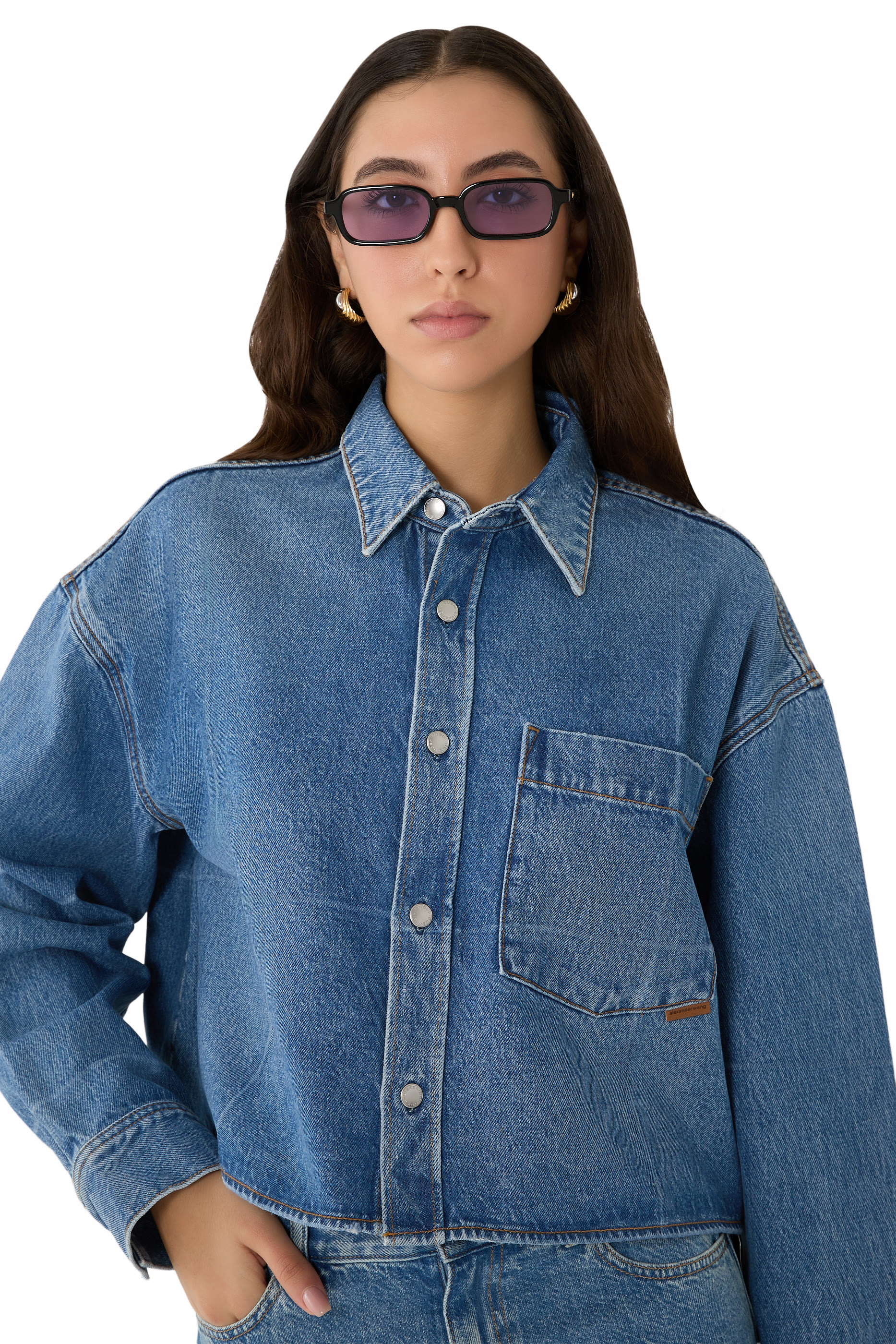 نظارة شمسية بيلفورر بإطار مستطيل