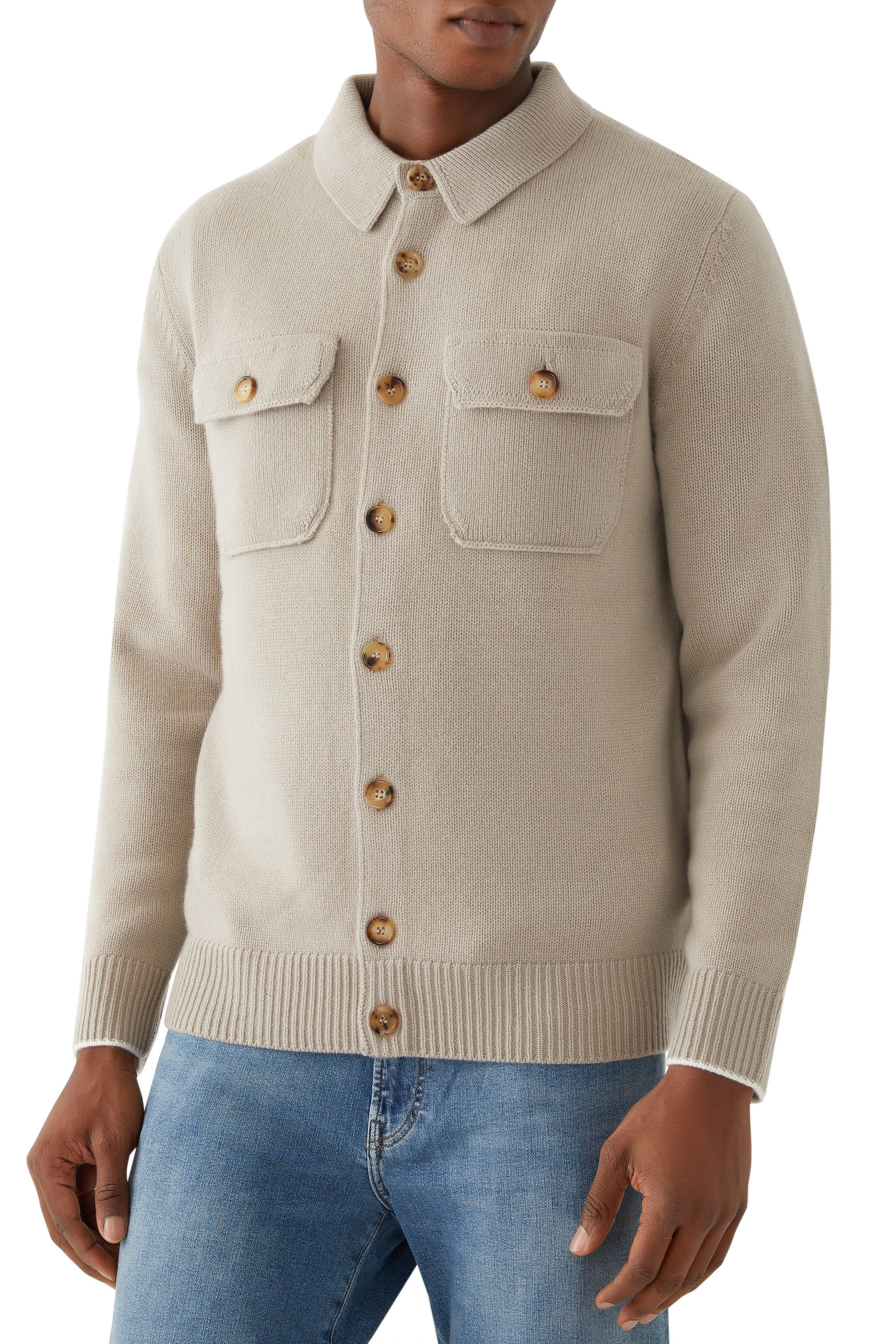 كارديغان بصف أزرار