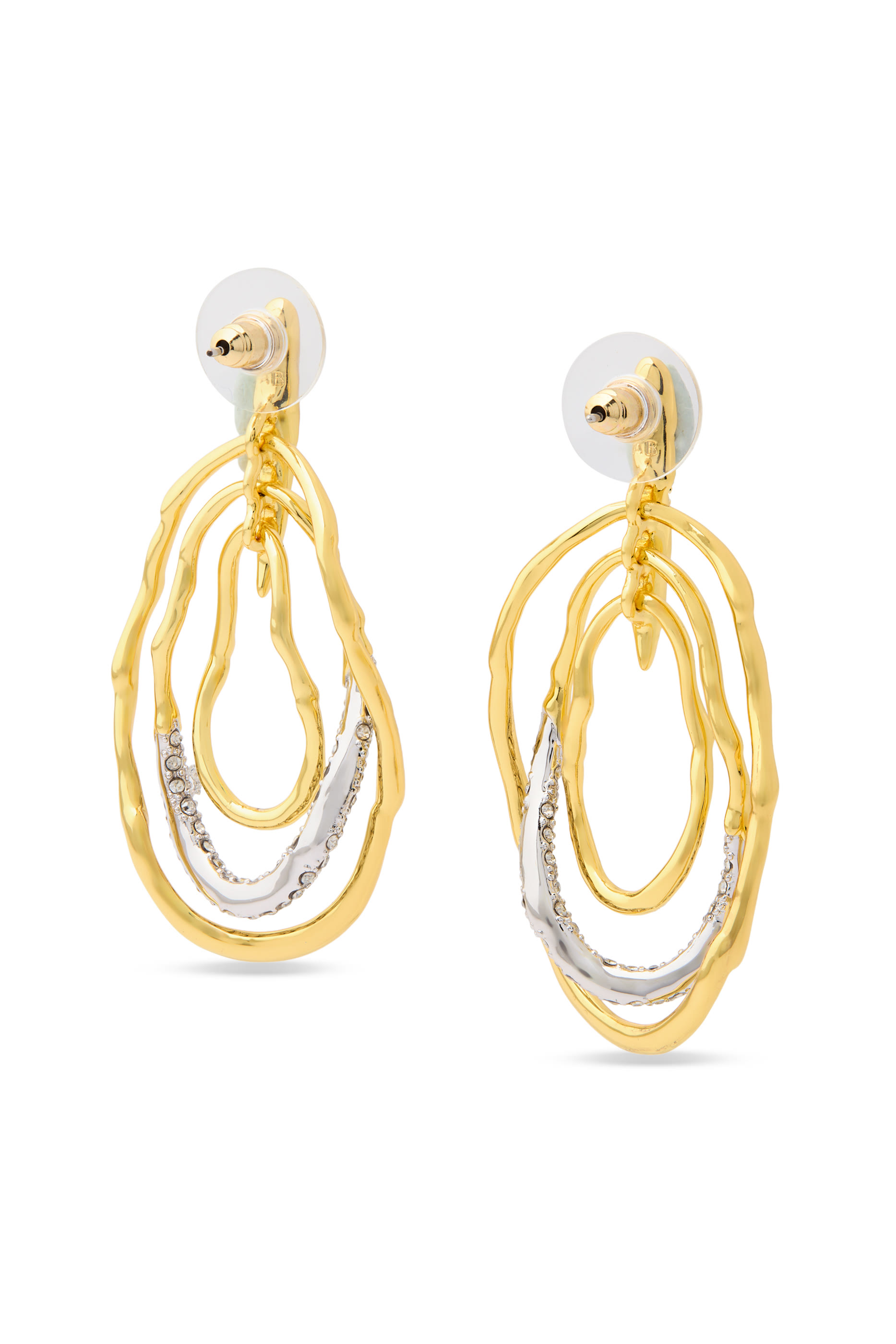 أقراط سولاناليس متحركة مرصعة بكريستال بافيه