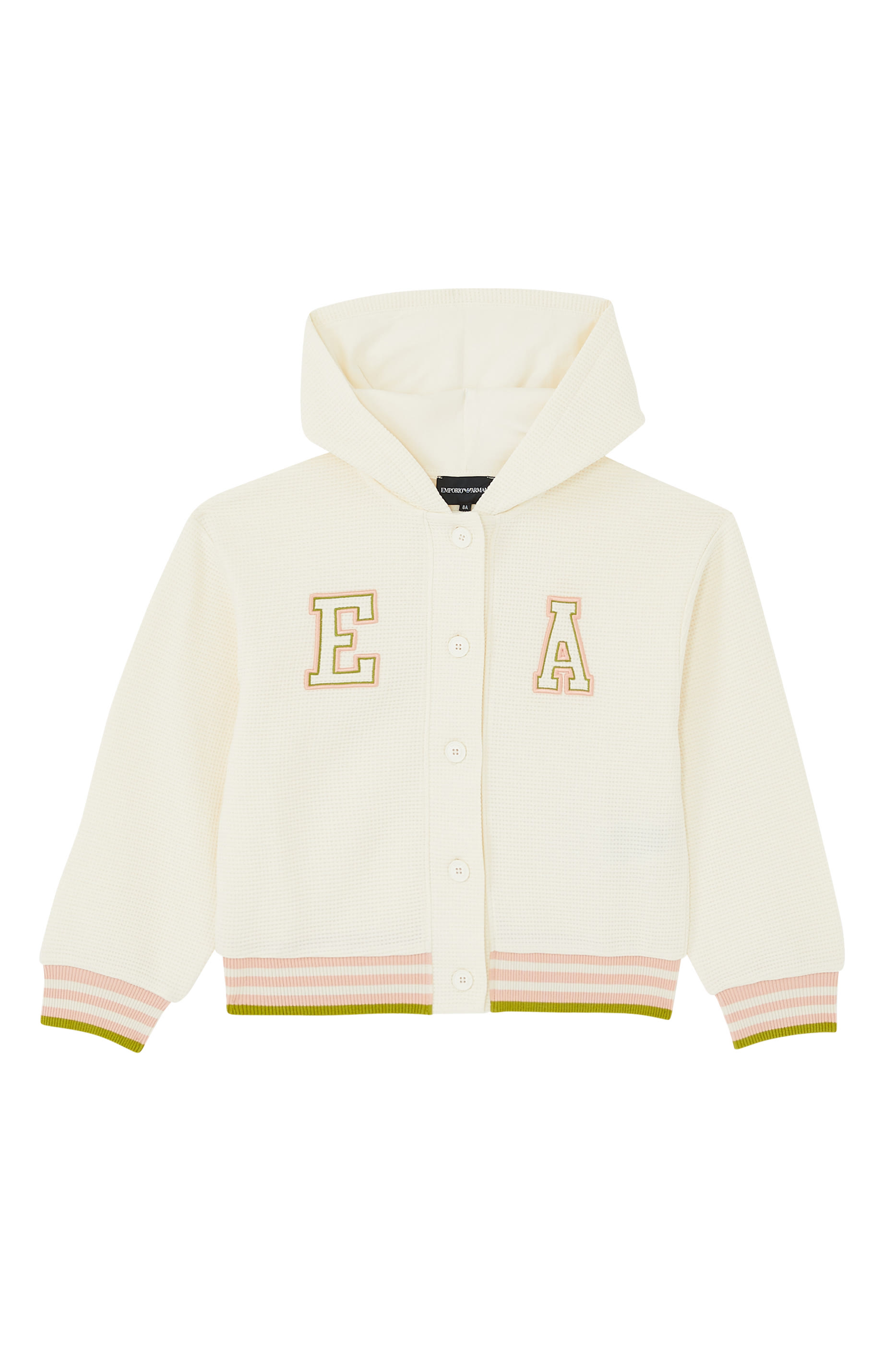 هودي للأطفال بشعار الماركة بتصميم جامعي