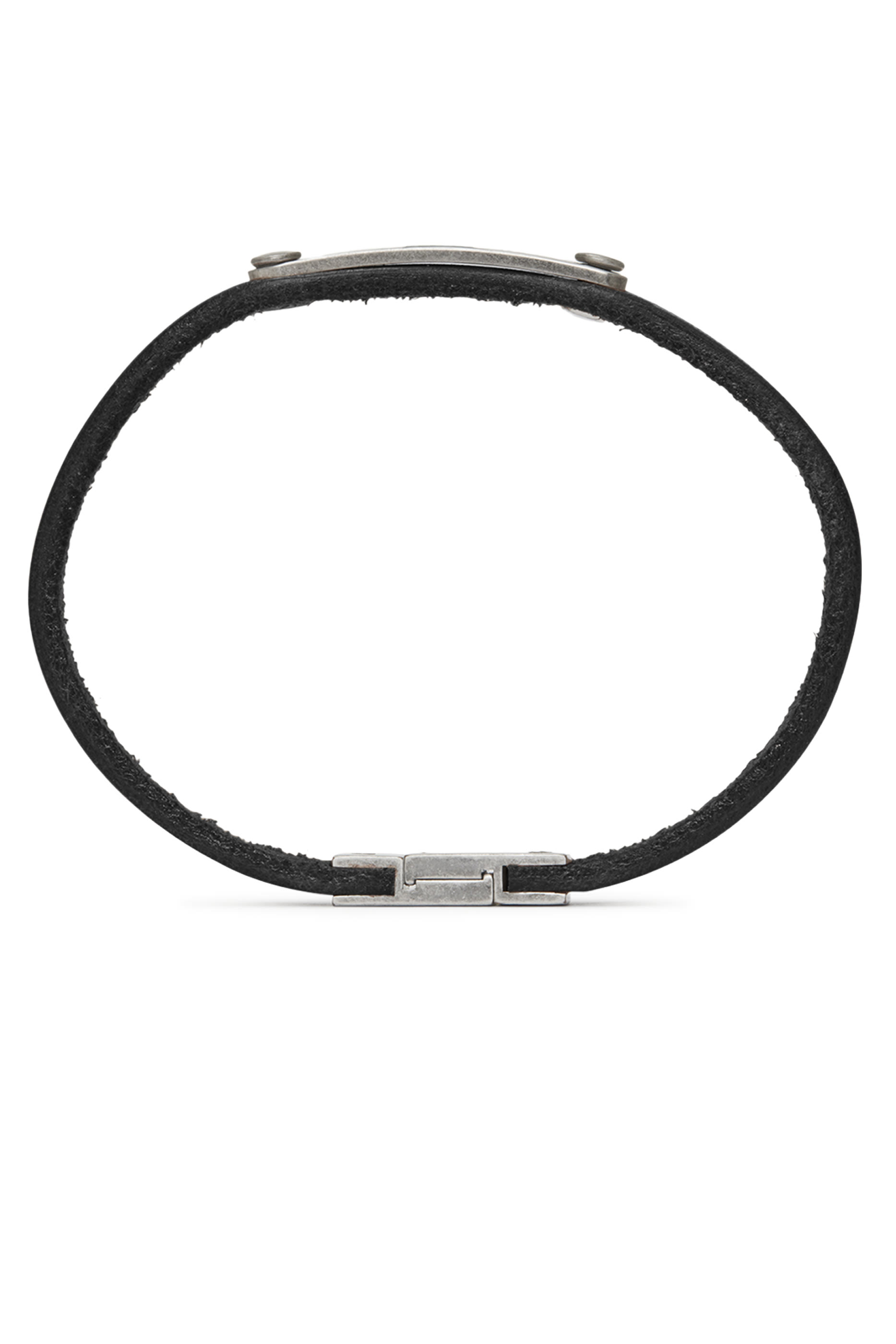 سوار بحلية شعار الماركة جلد