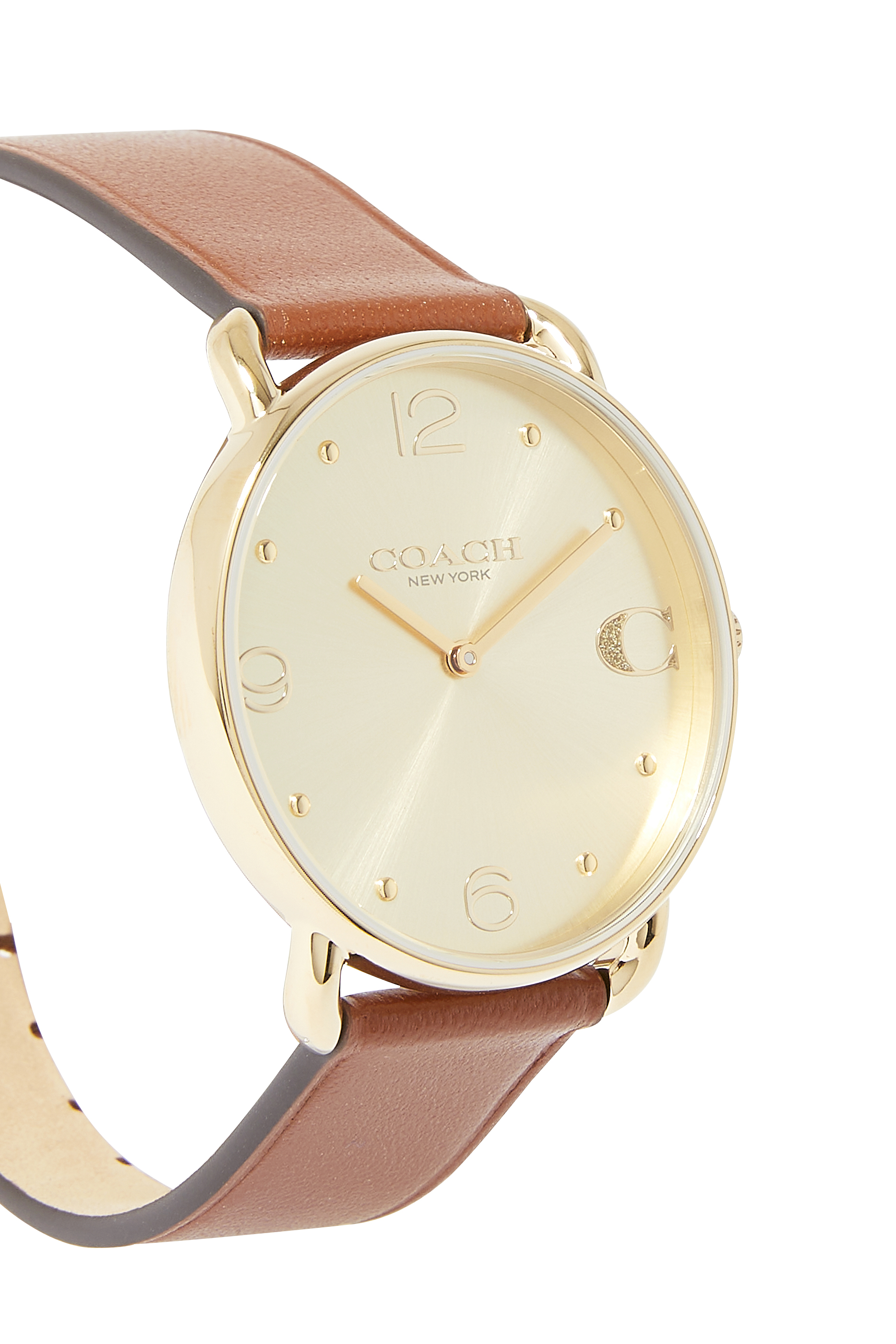 ساعة إليوت 36 مم بسوار جلد