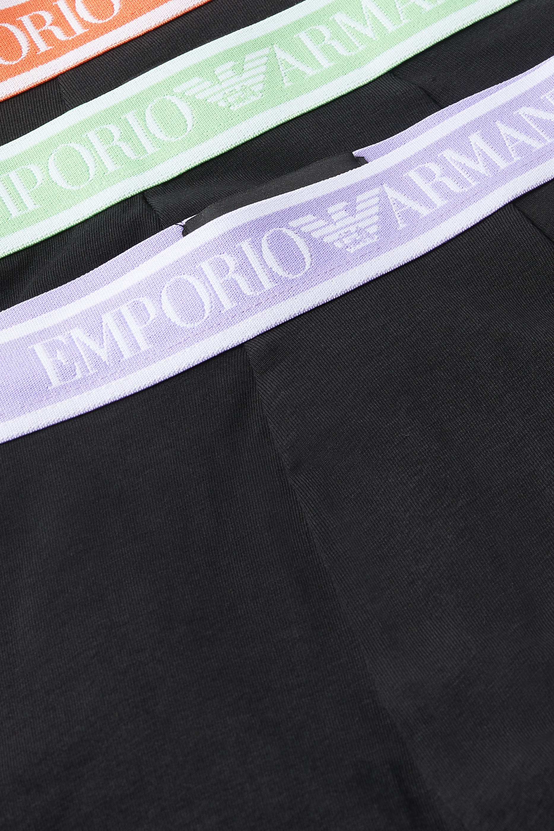 طقم سروال داخلي بشعار الماركة، 3 قطع