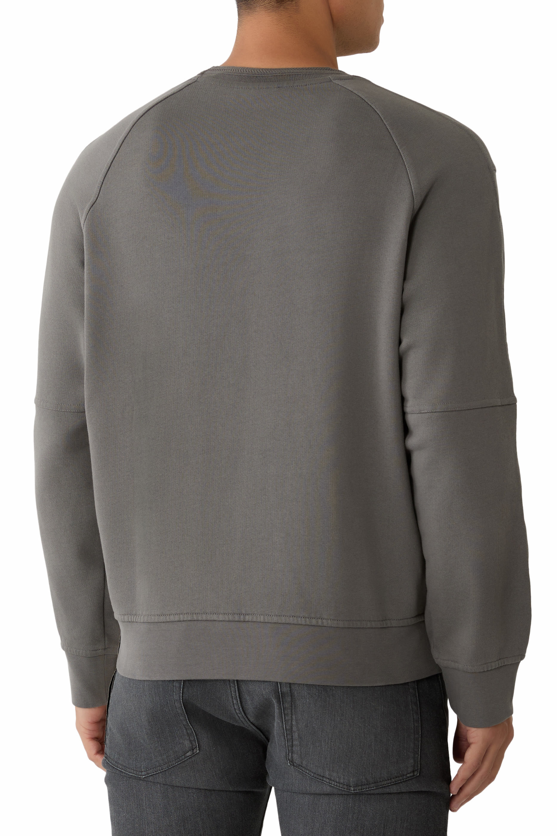 سويت شيرت بتطريز شعار الماركة جيرسيه تيري فرينتش