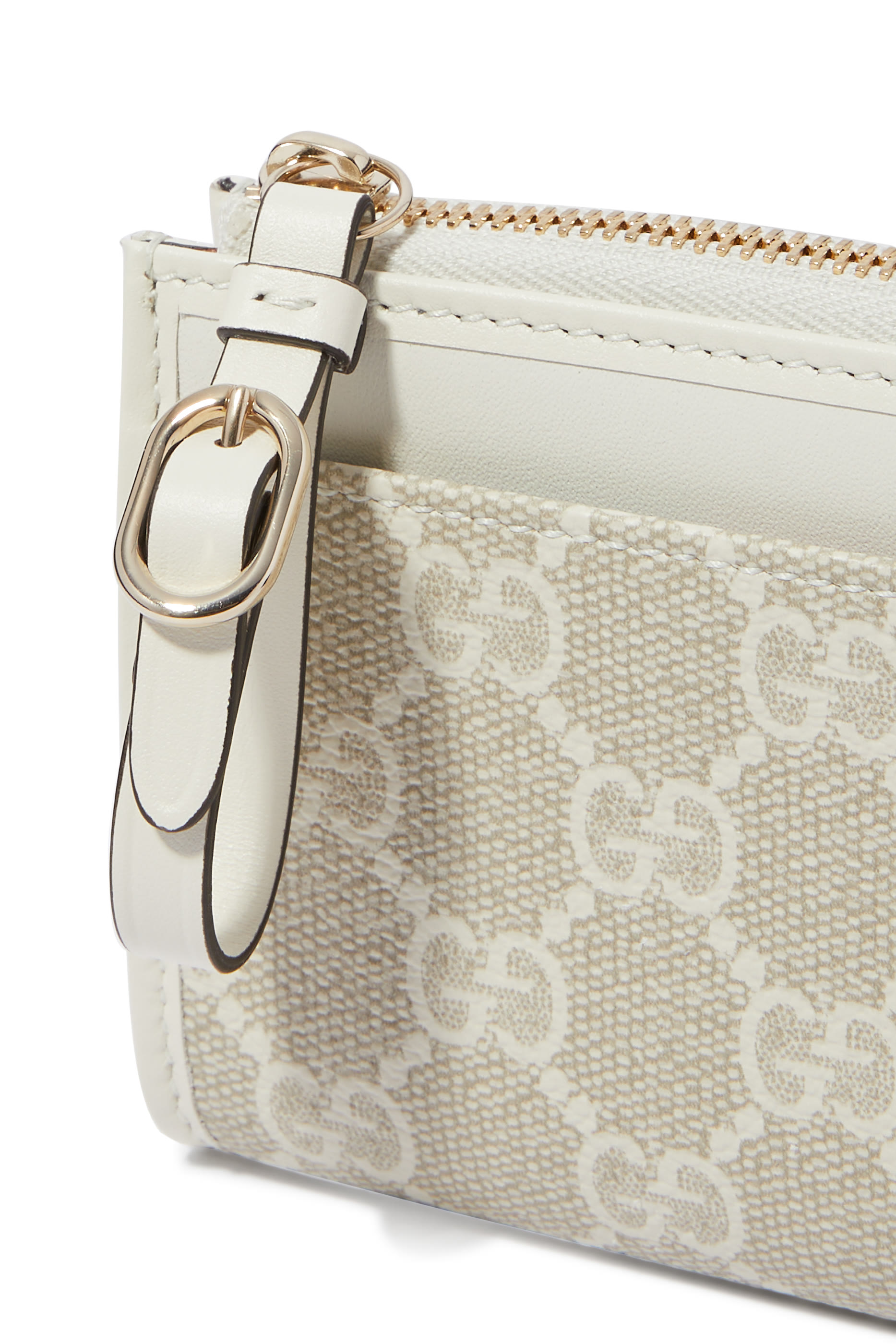 حافظة بطاقات بشعار الماركة