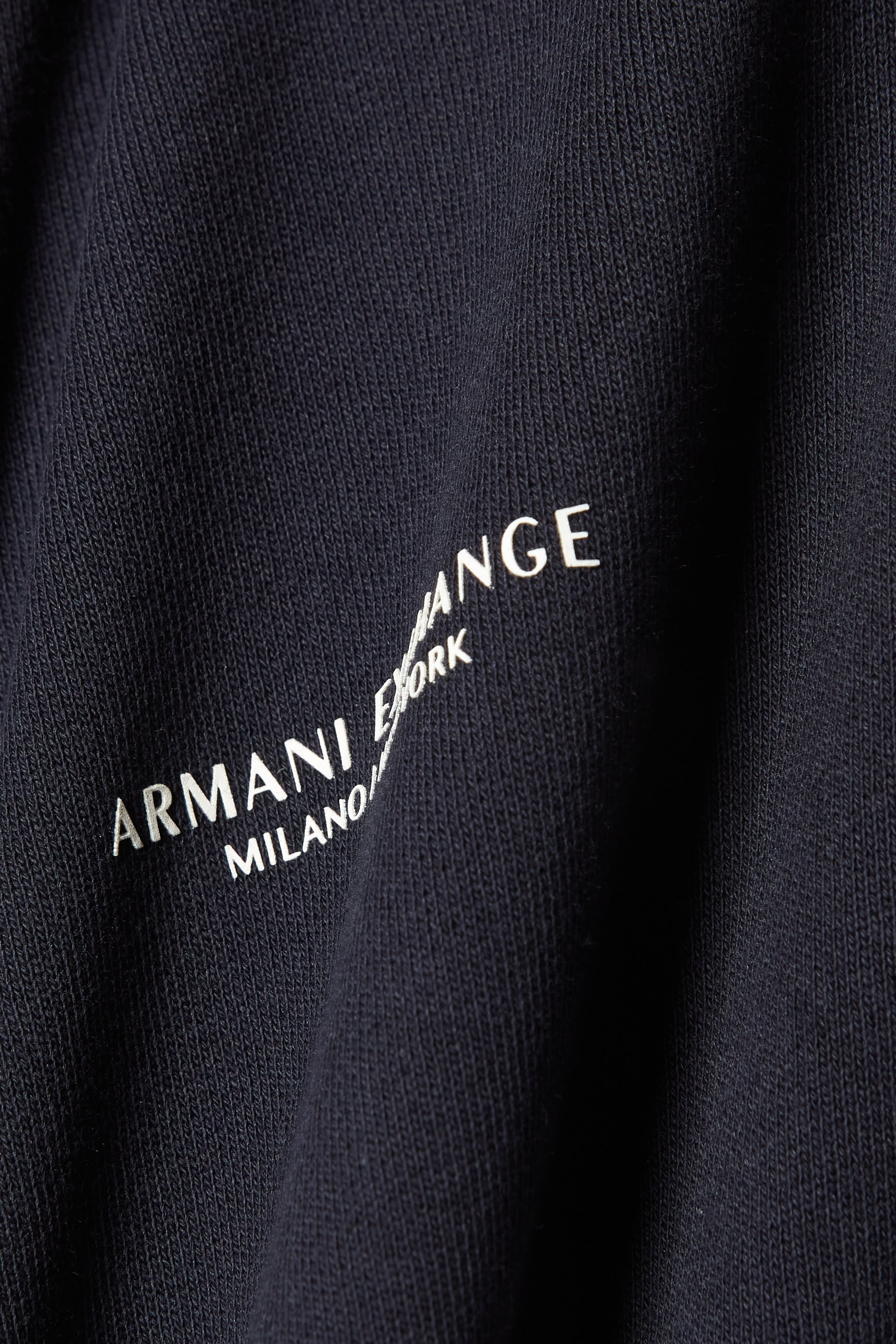 سويت شيرت بغطاء رأس قطن مطاطي بشعار الماركة