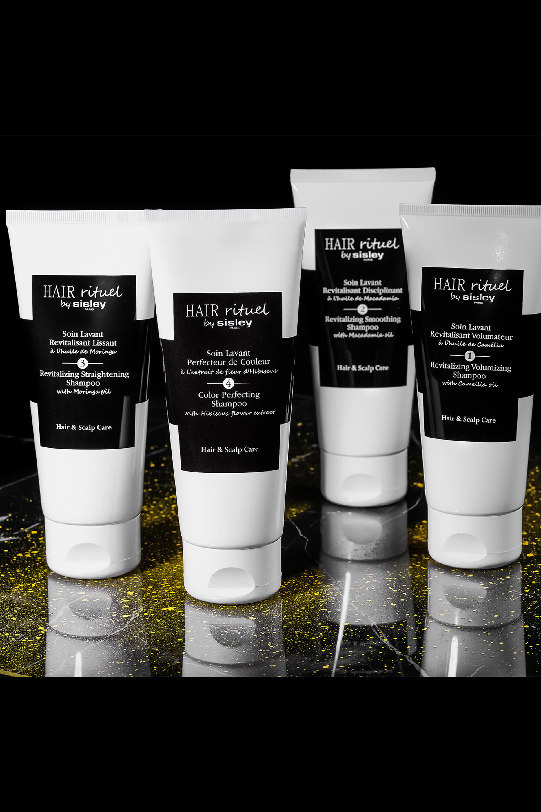 شامبو فرد الشعر بزيت المورينغا