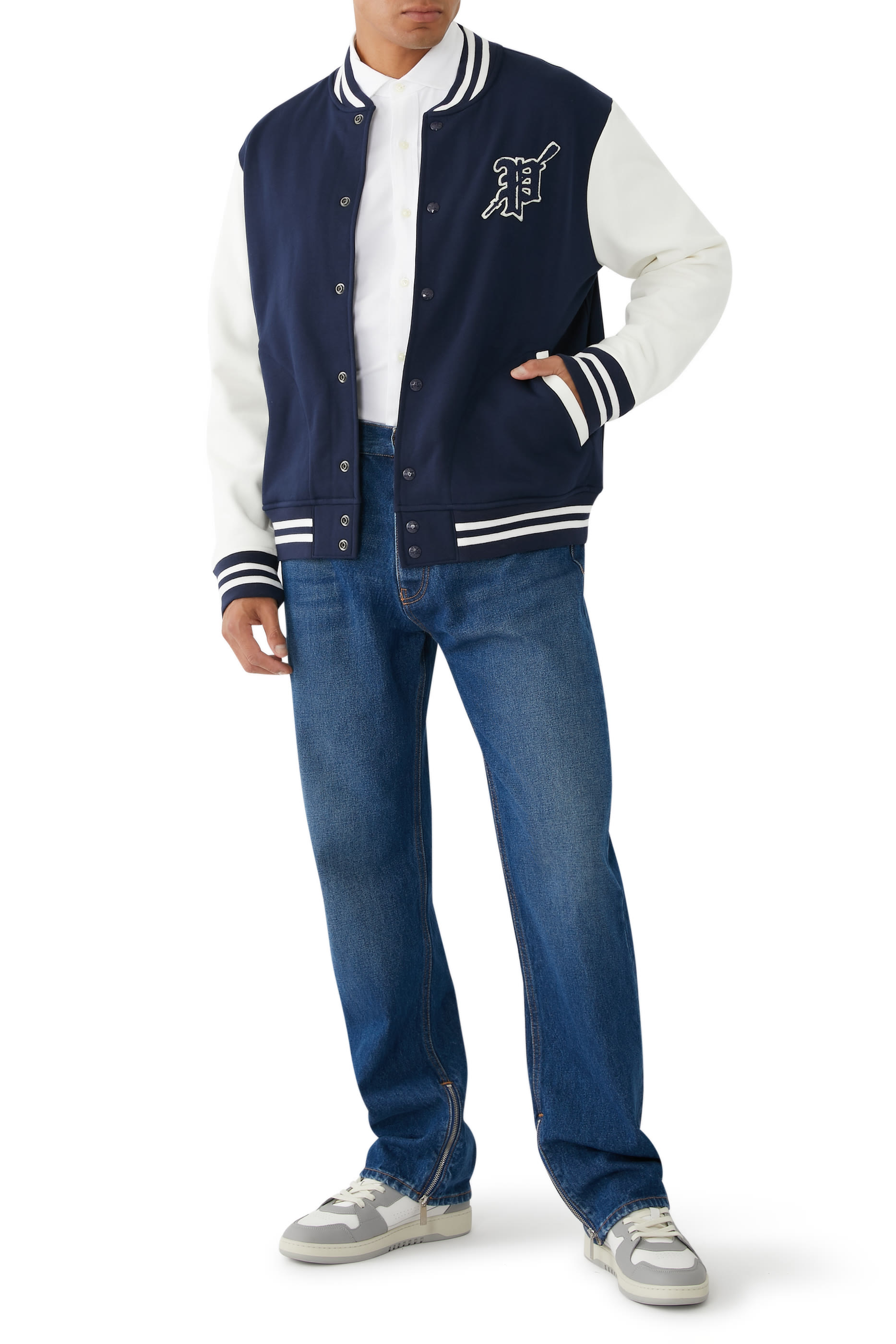 قميص أكسفورد بشعار الماركة