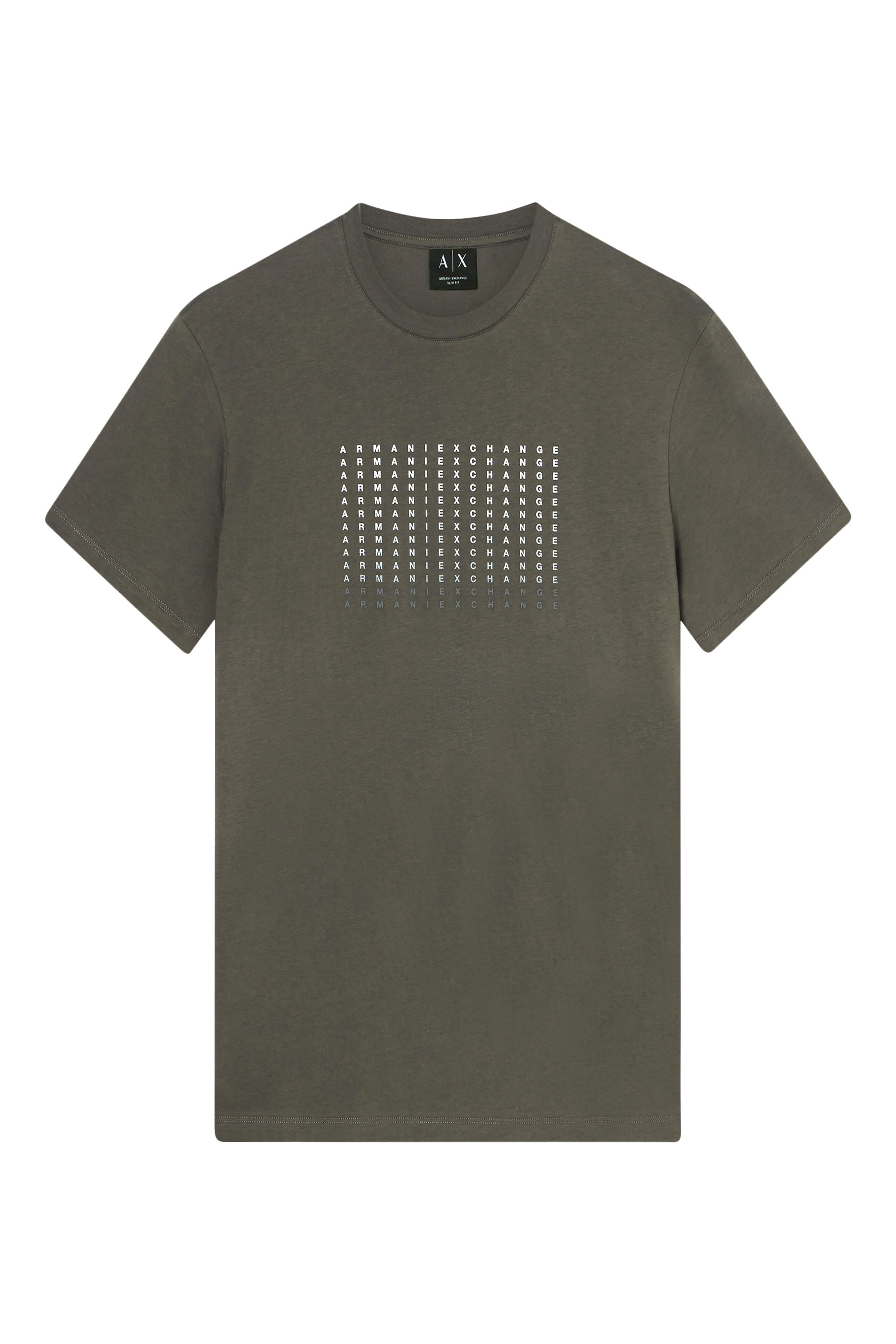 تيشيرت بطبعة شعار الماركة قطن