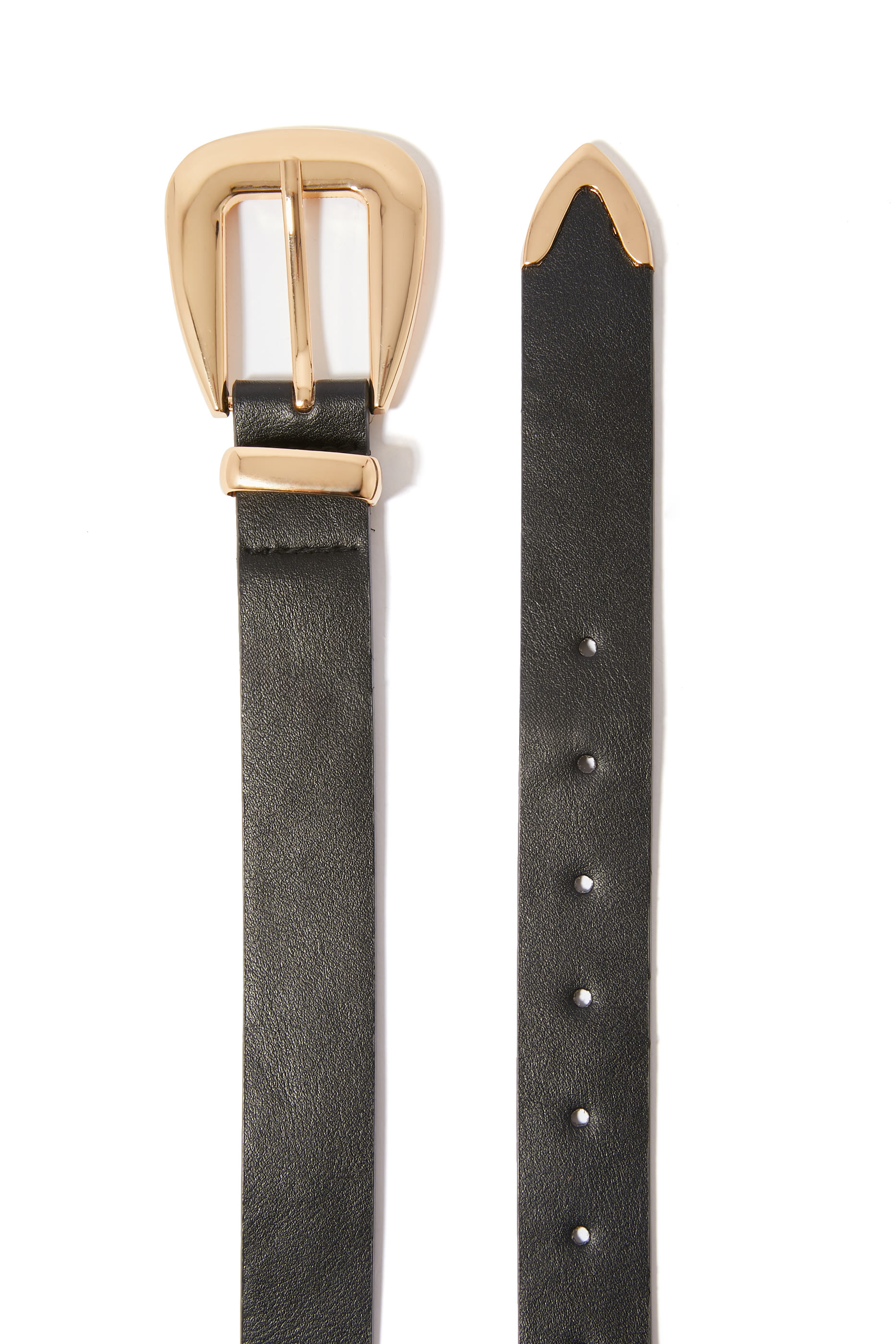 حزام بإبزيم بتصميم بيضاوي