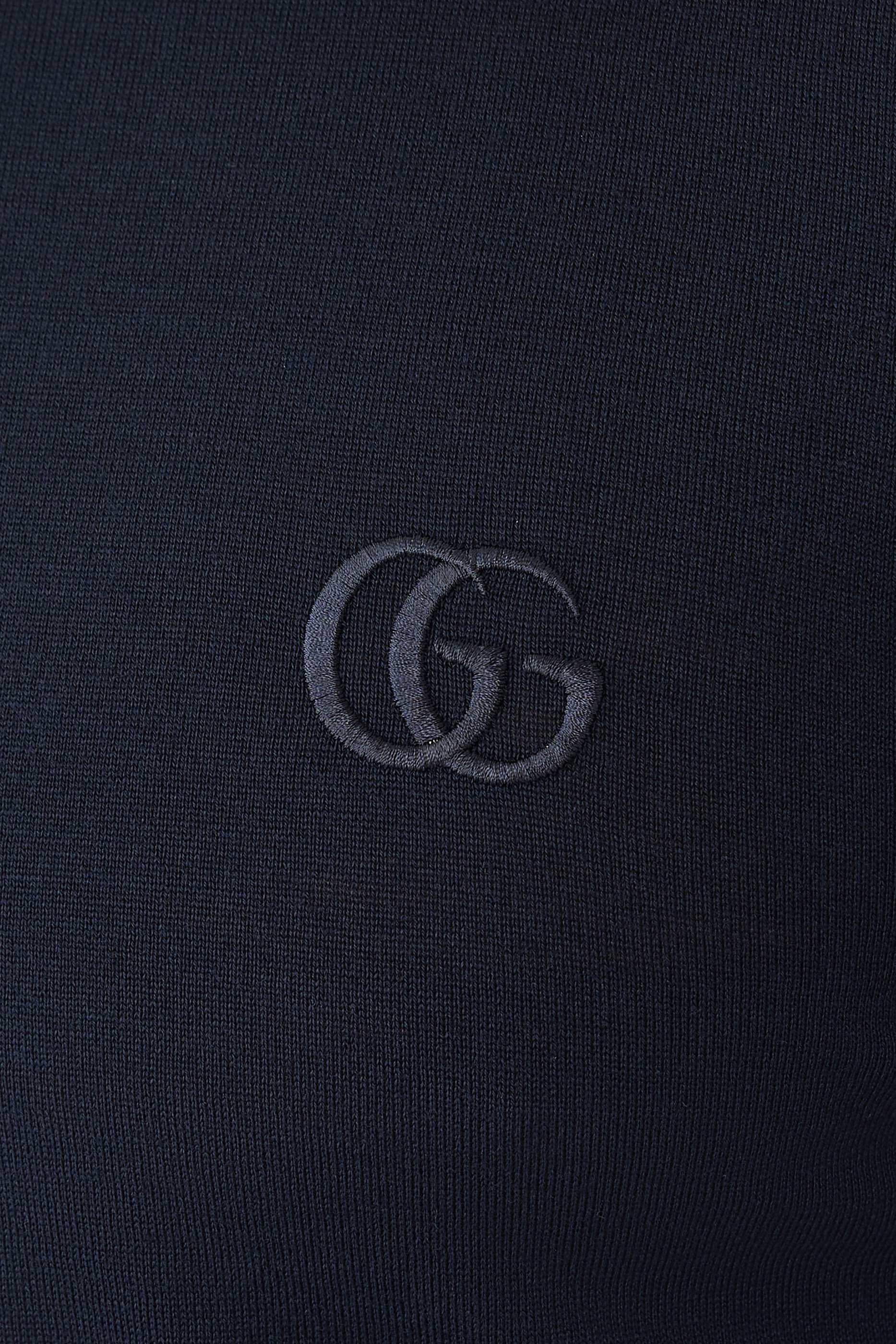 كنزة مطرزة نسيج صوف