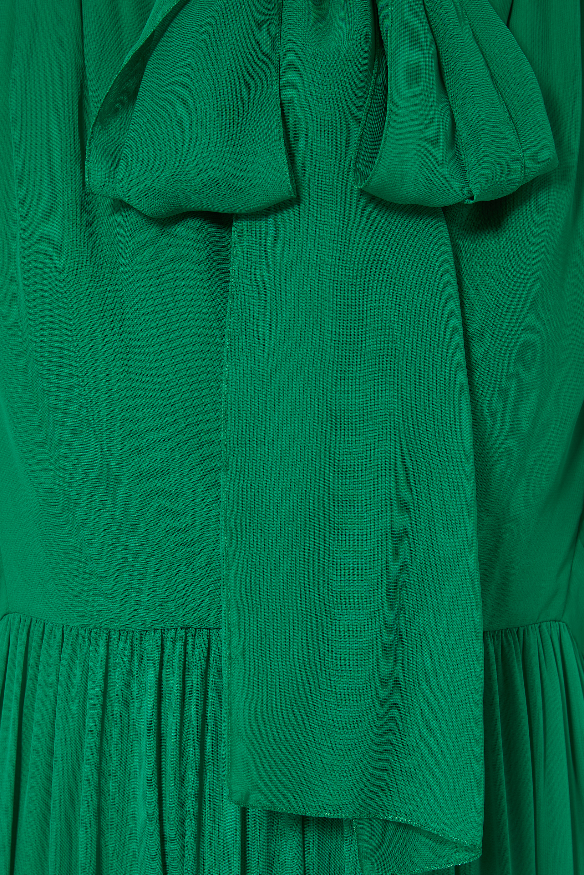 فستان اورغاندي شيفون بكشكش