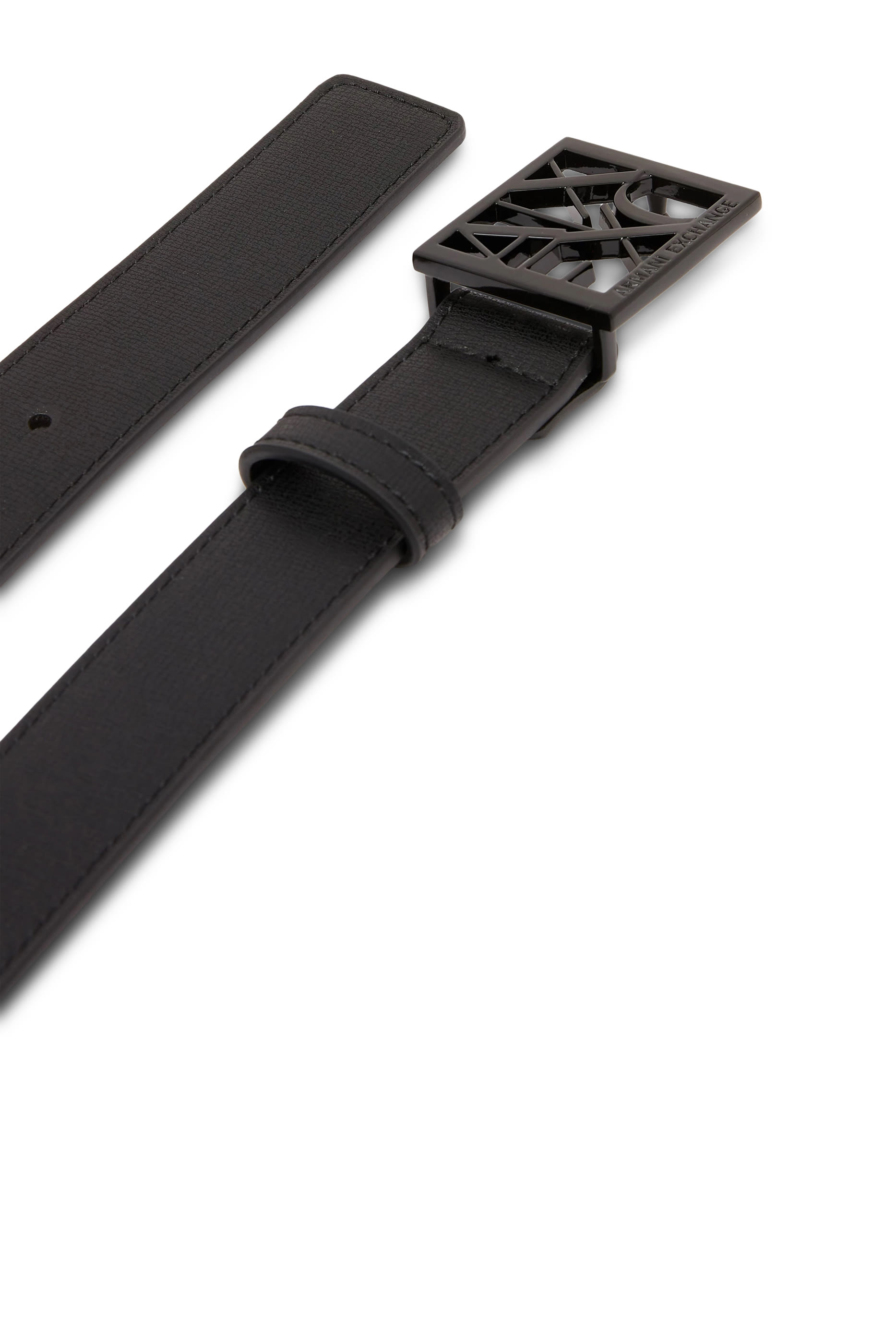 حزام خصر بحلية معدنية بشعار الماركة