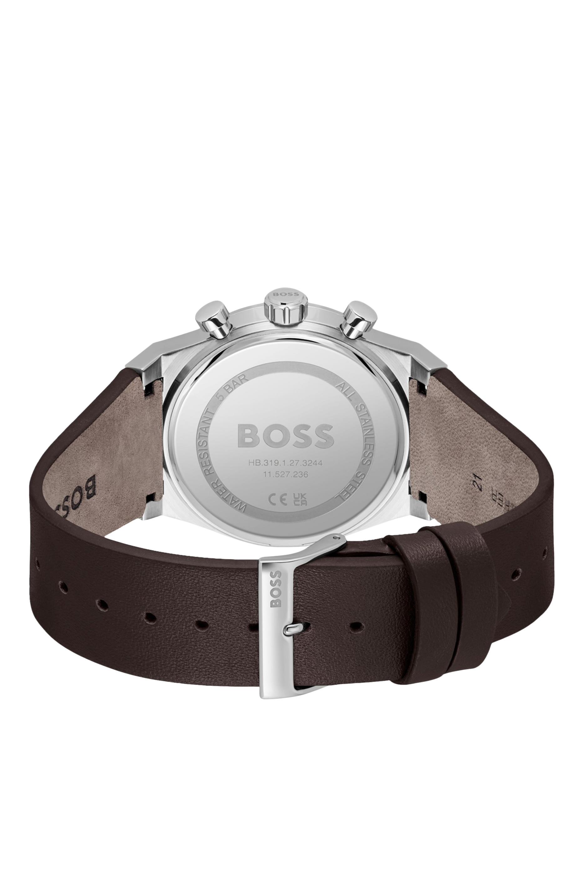 ساعة كرونوغراف كاندور كرونو بلون فضي