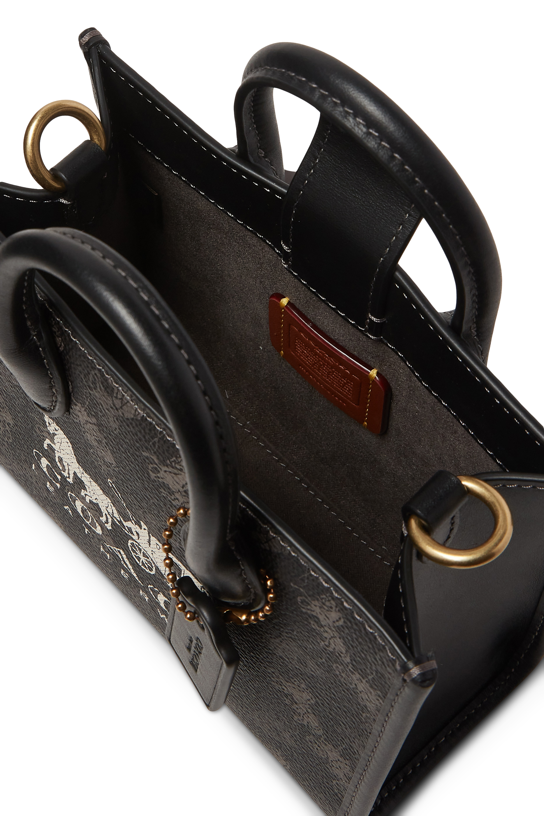 حقيبة يد ايس 17 بطبعات شعار الماركة