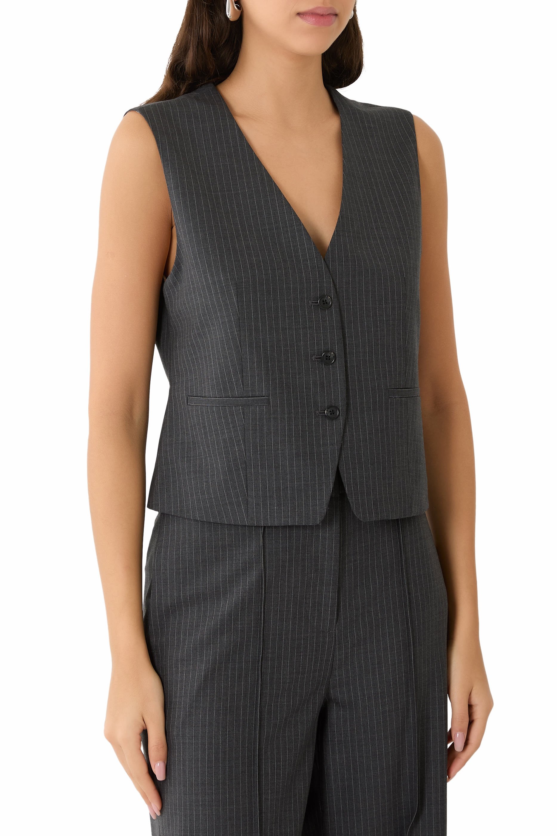 بليزر جينيفر 2 في 1 بنقشة مخططة