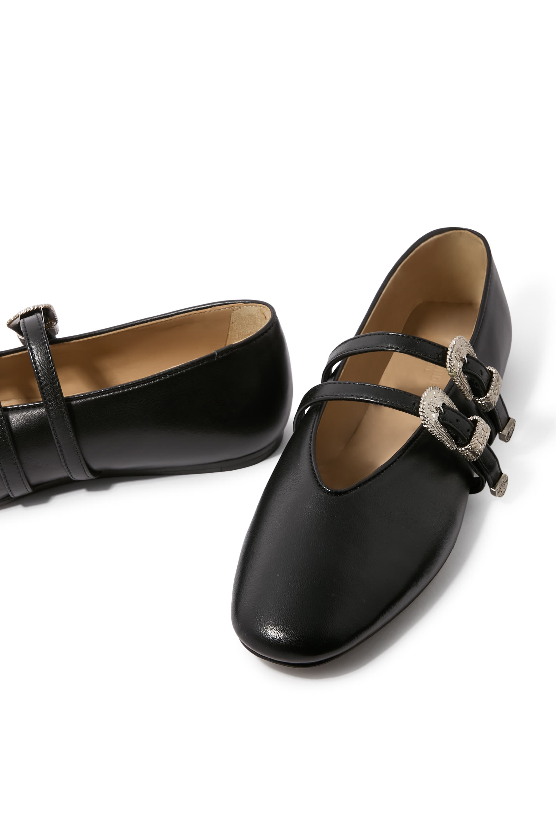 حذاء باليرينا كلوديا كلاسيكي بكعب مسطح 