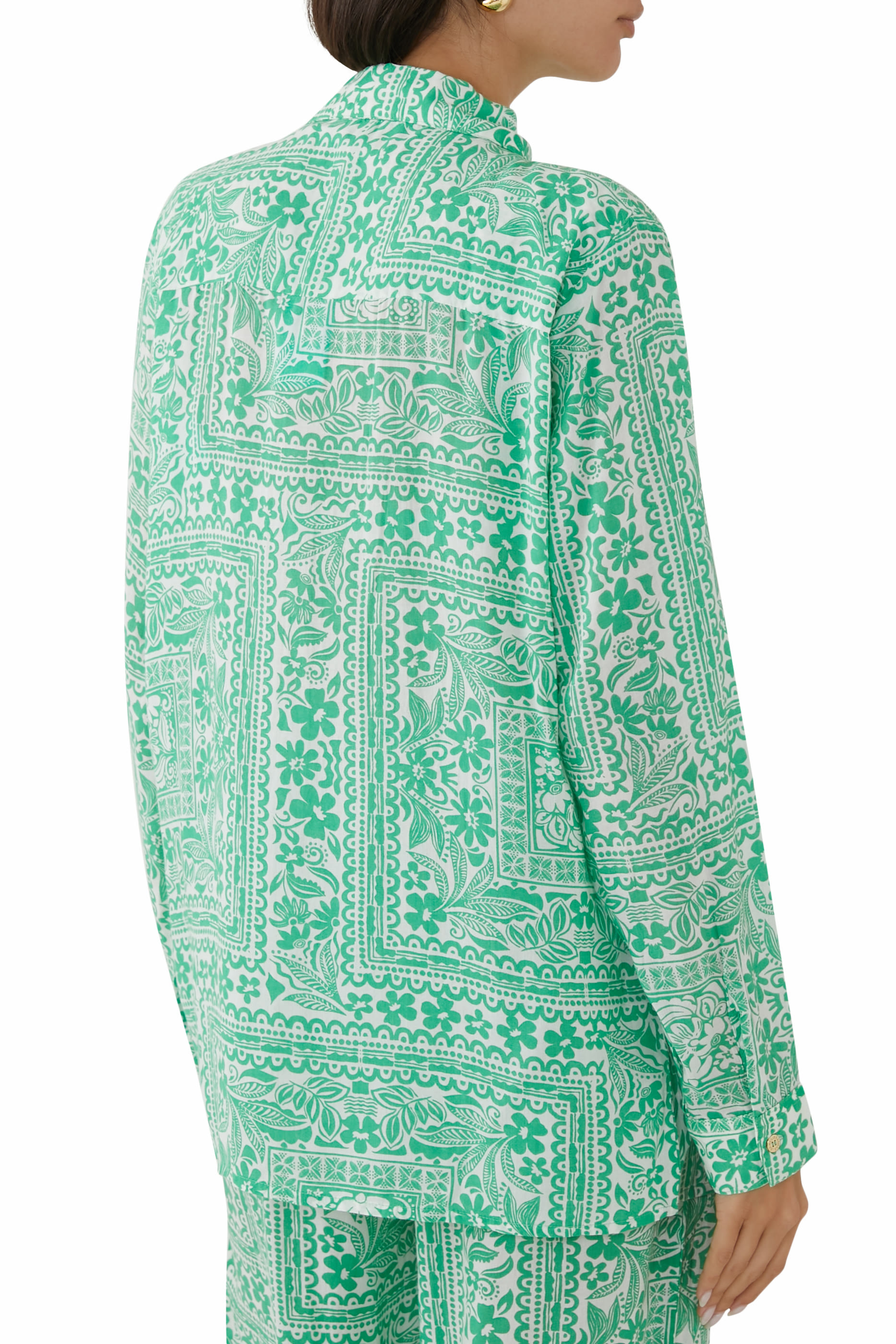 قميص ميلي بنقشة لايم لينكس