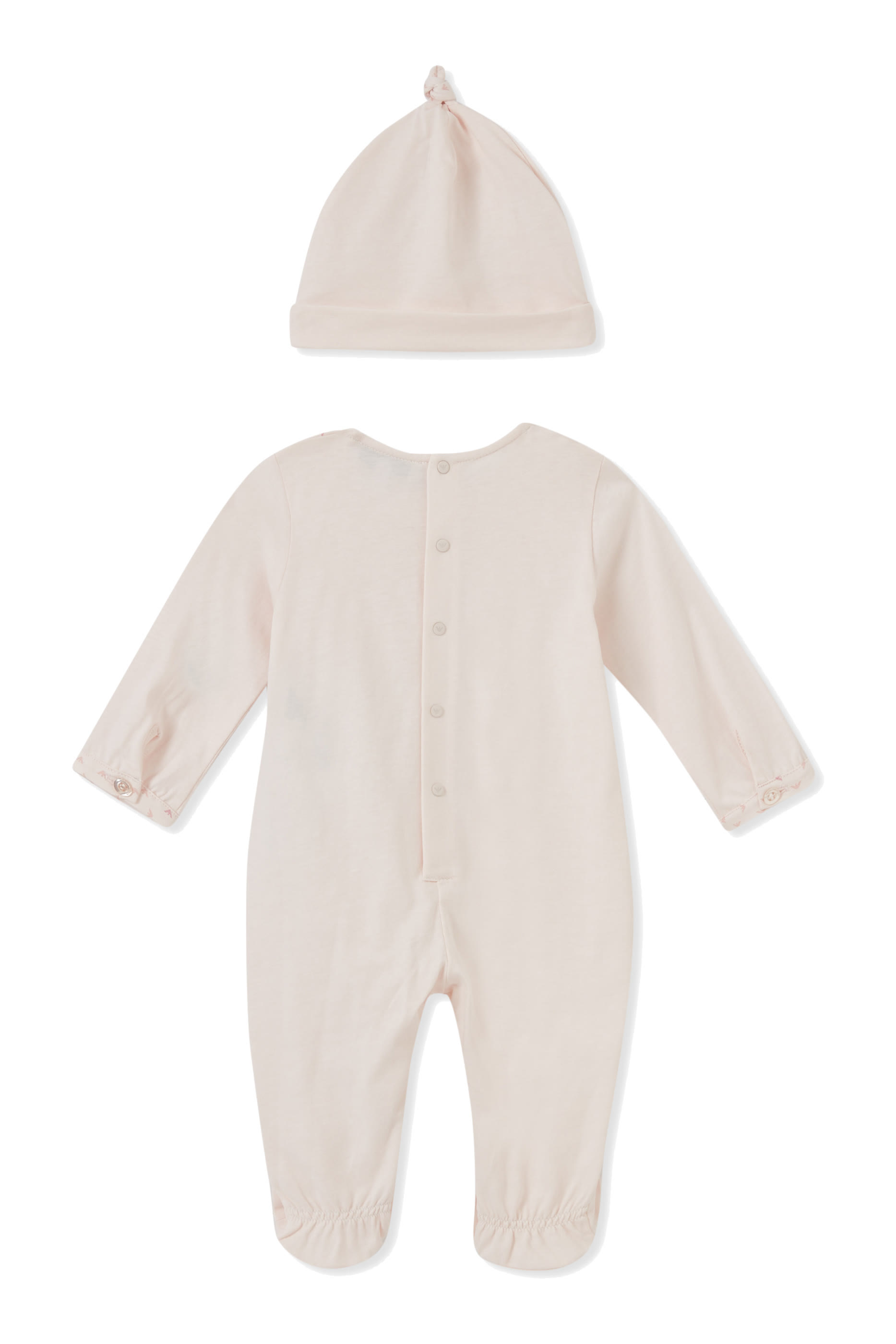 طقم هدايا بدلة للرضع بشعار الماركة