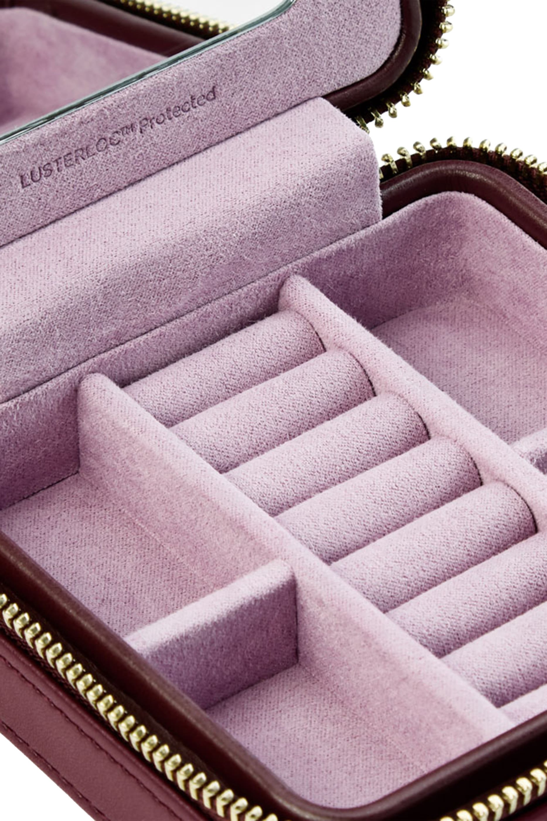 حافظة مجوهرات ليبرتي بسحاب للسفر، مقاس صغير