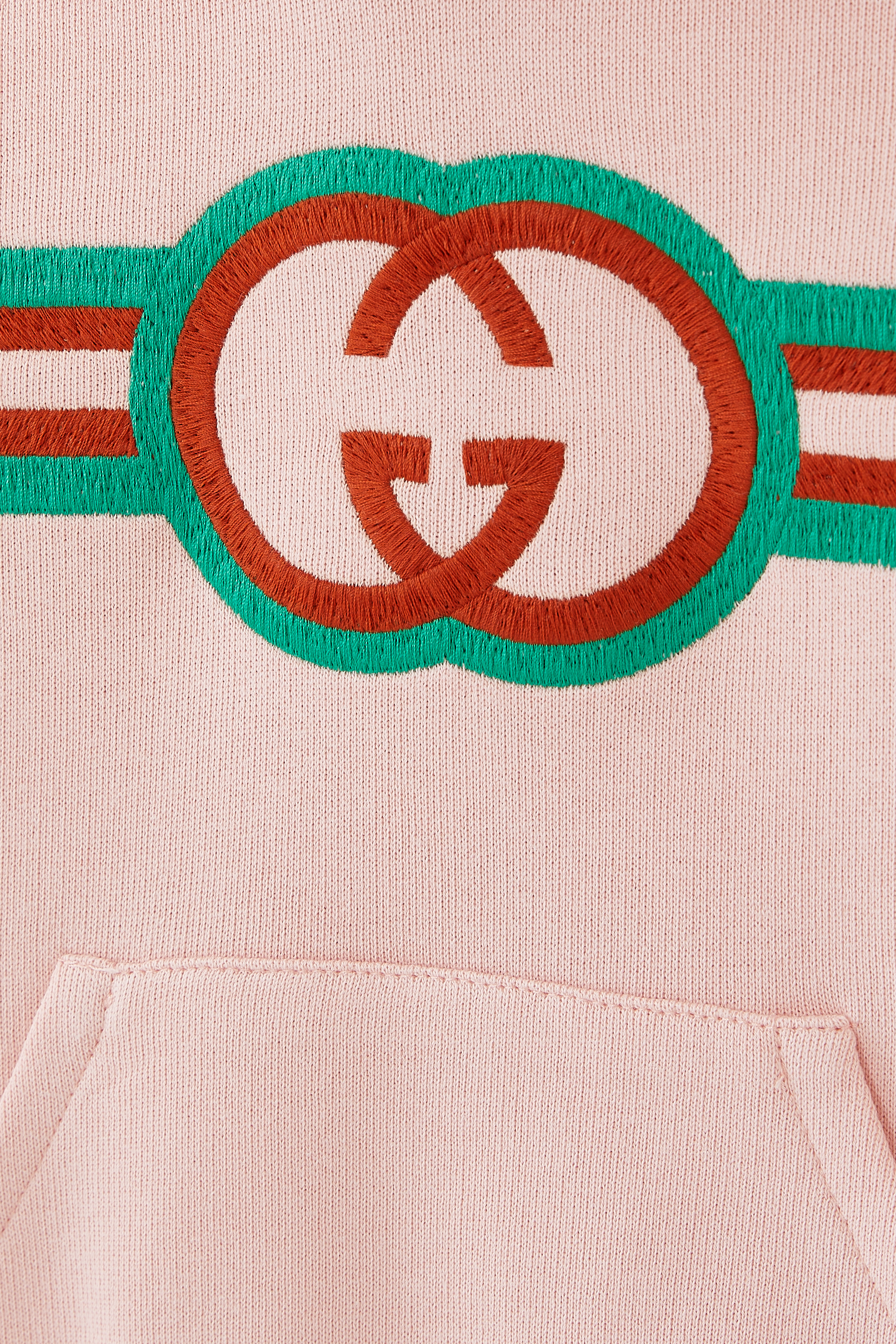 هودي للأطفال مطرز بشعار الماركة