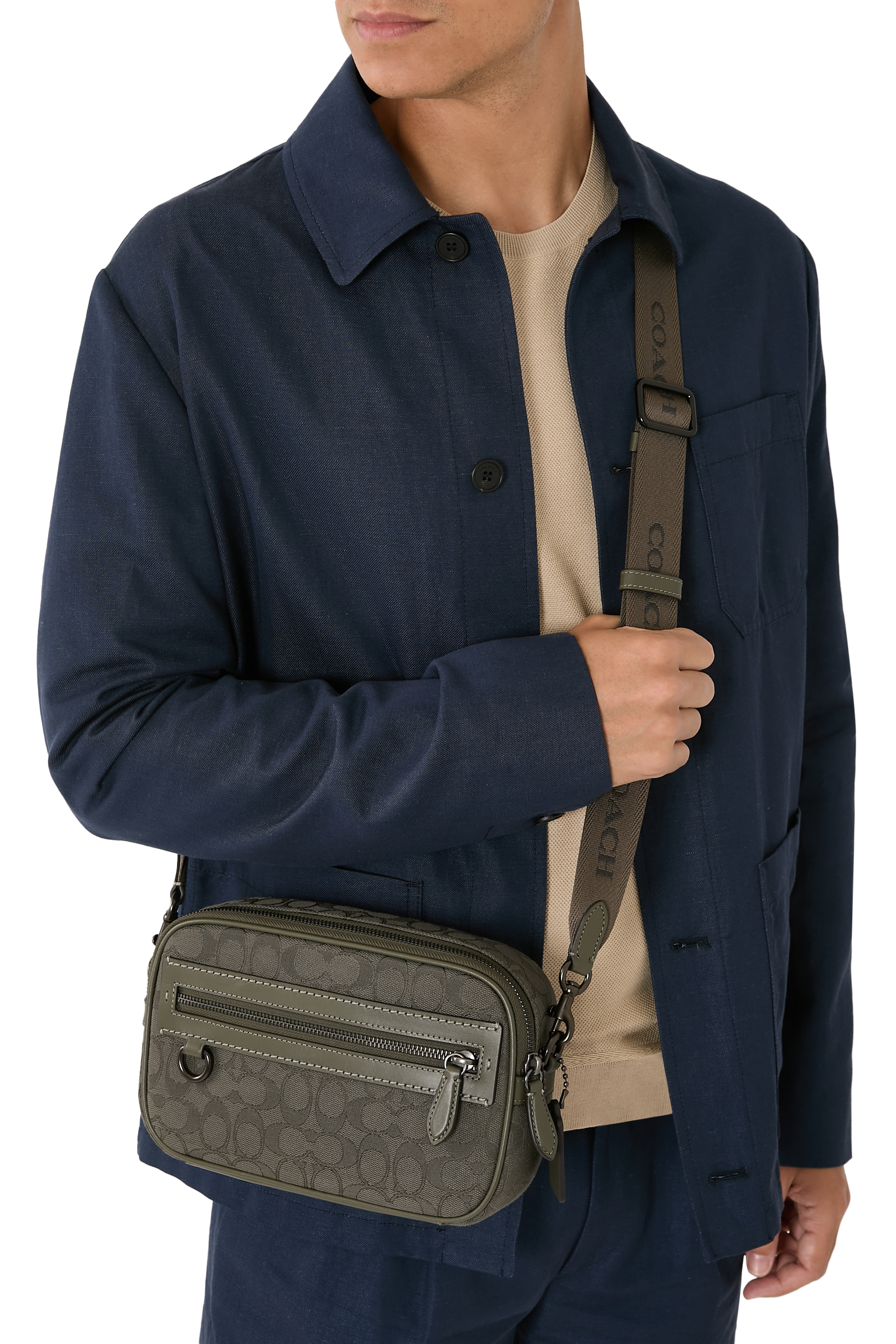 حقيبة كاميرا ثيو جاكار بشعار الماركة