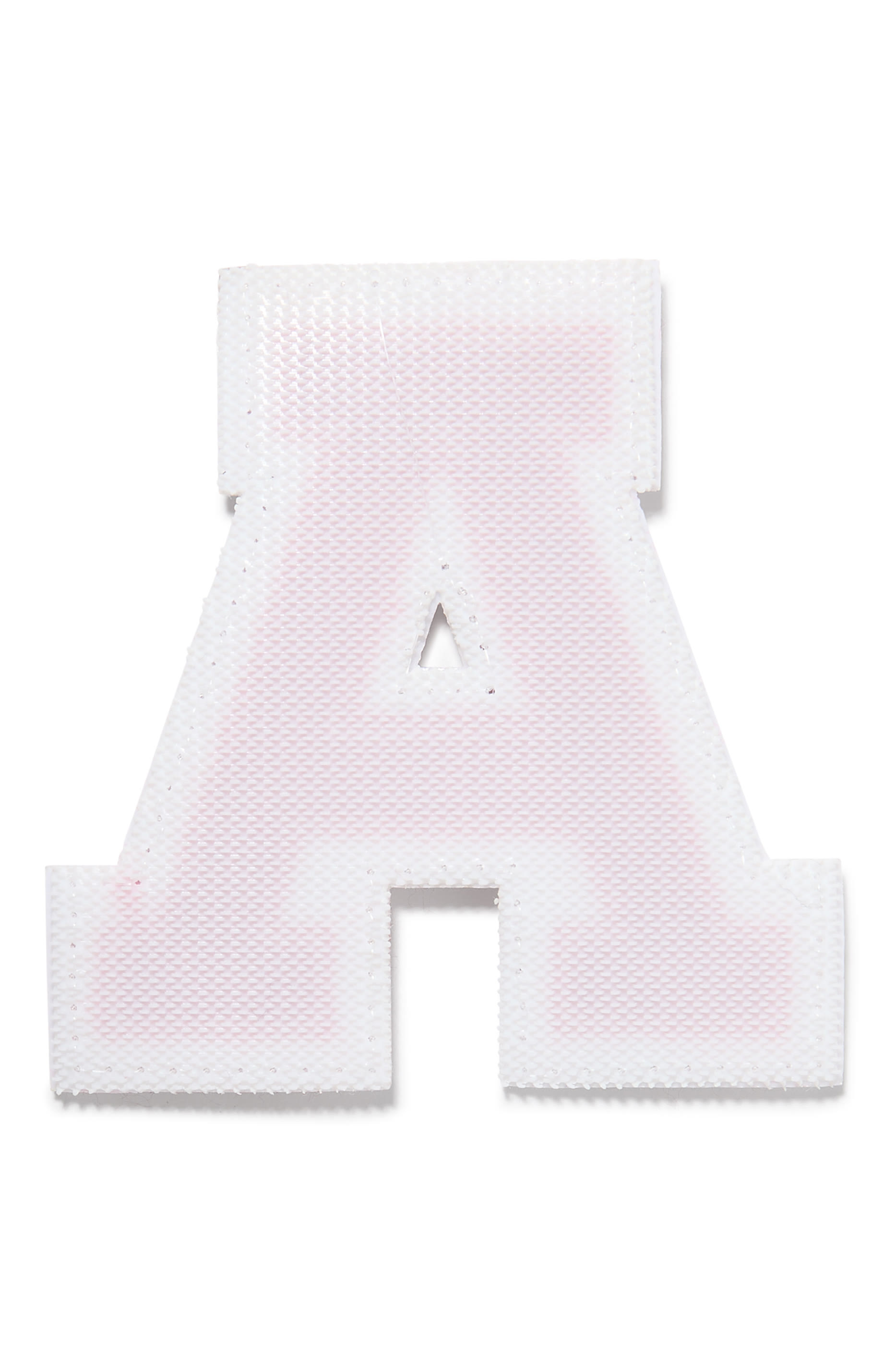 رقعة بتصميم حرف A جامعي مقاس 3 بوصة شنيل للأطفال