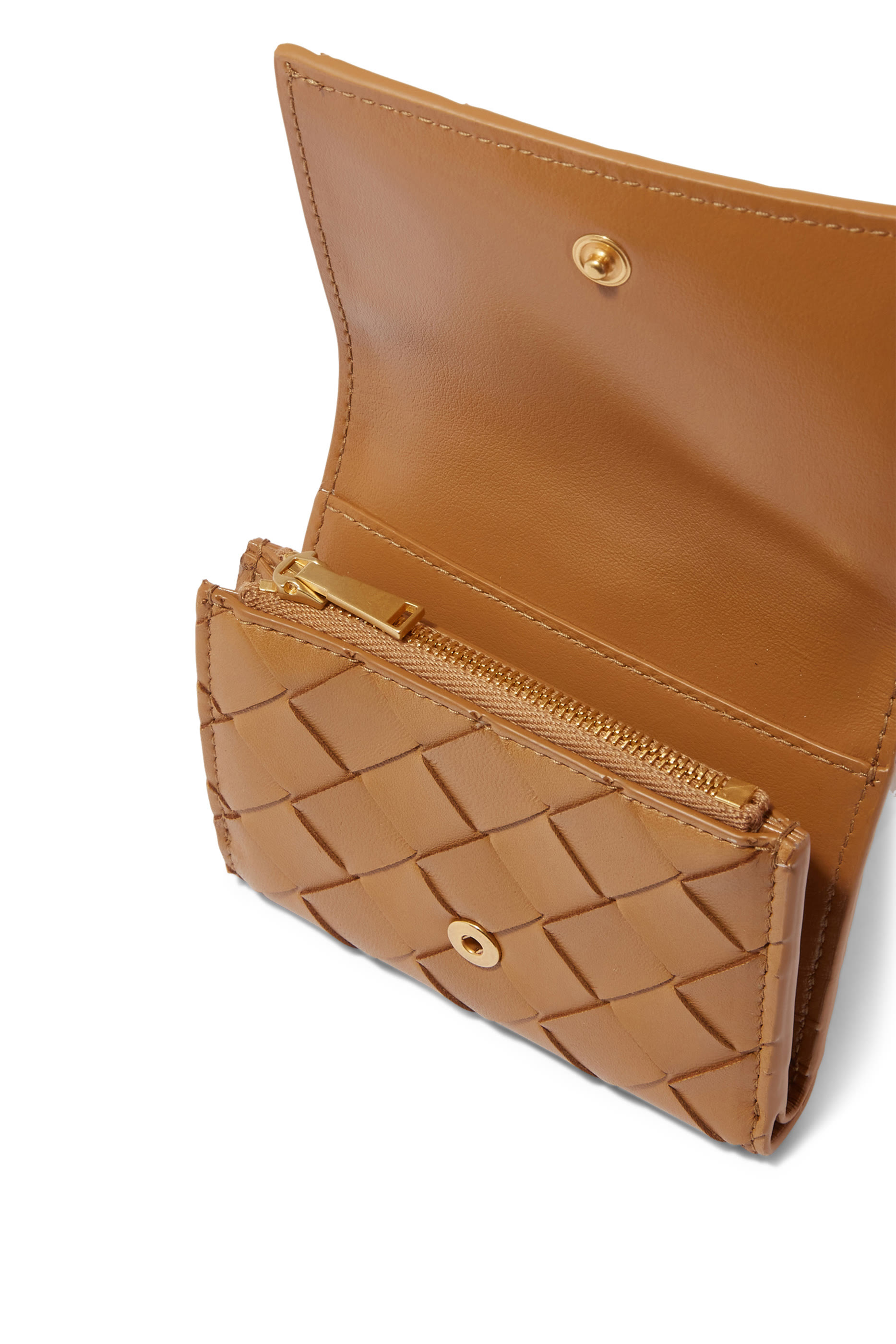  محفظة ثلاثية الطي بسحاب