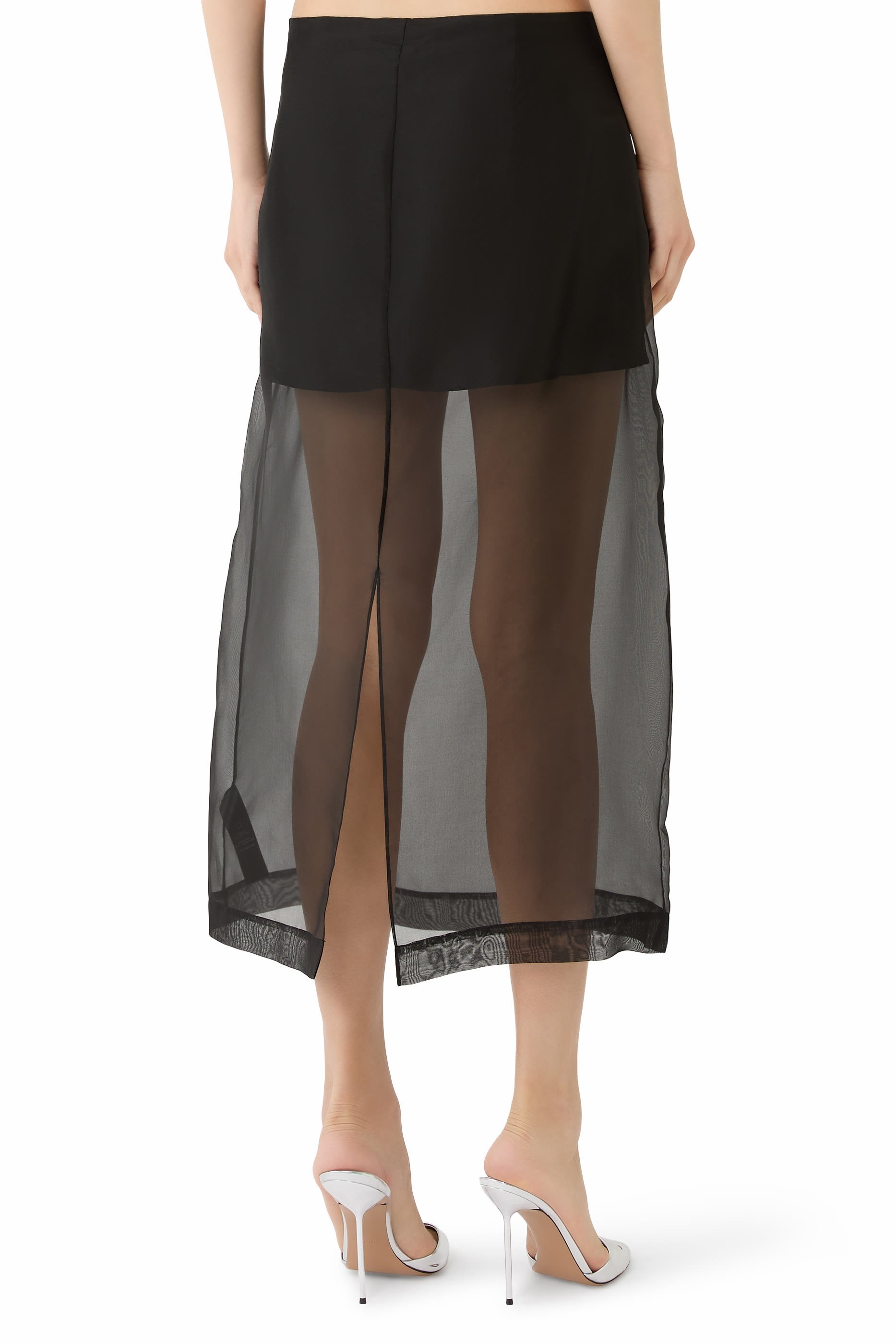 تنورة حرير أورجانزا