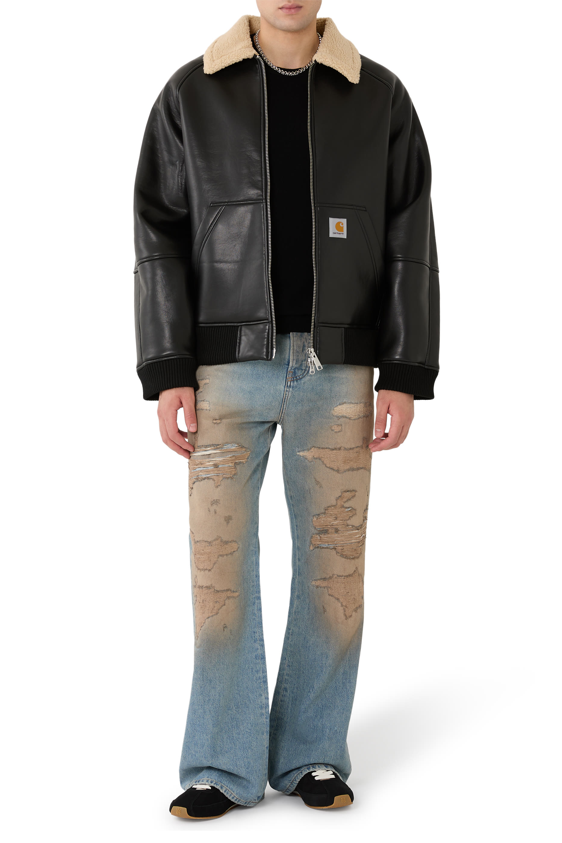 بنطال جينز بحواف واسعة ريبيرد