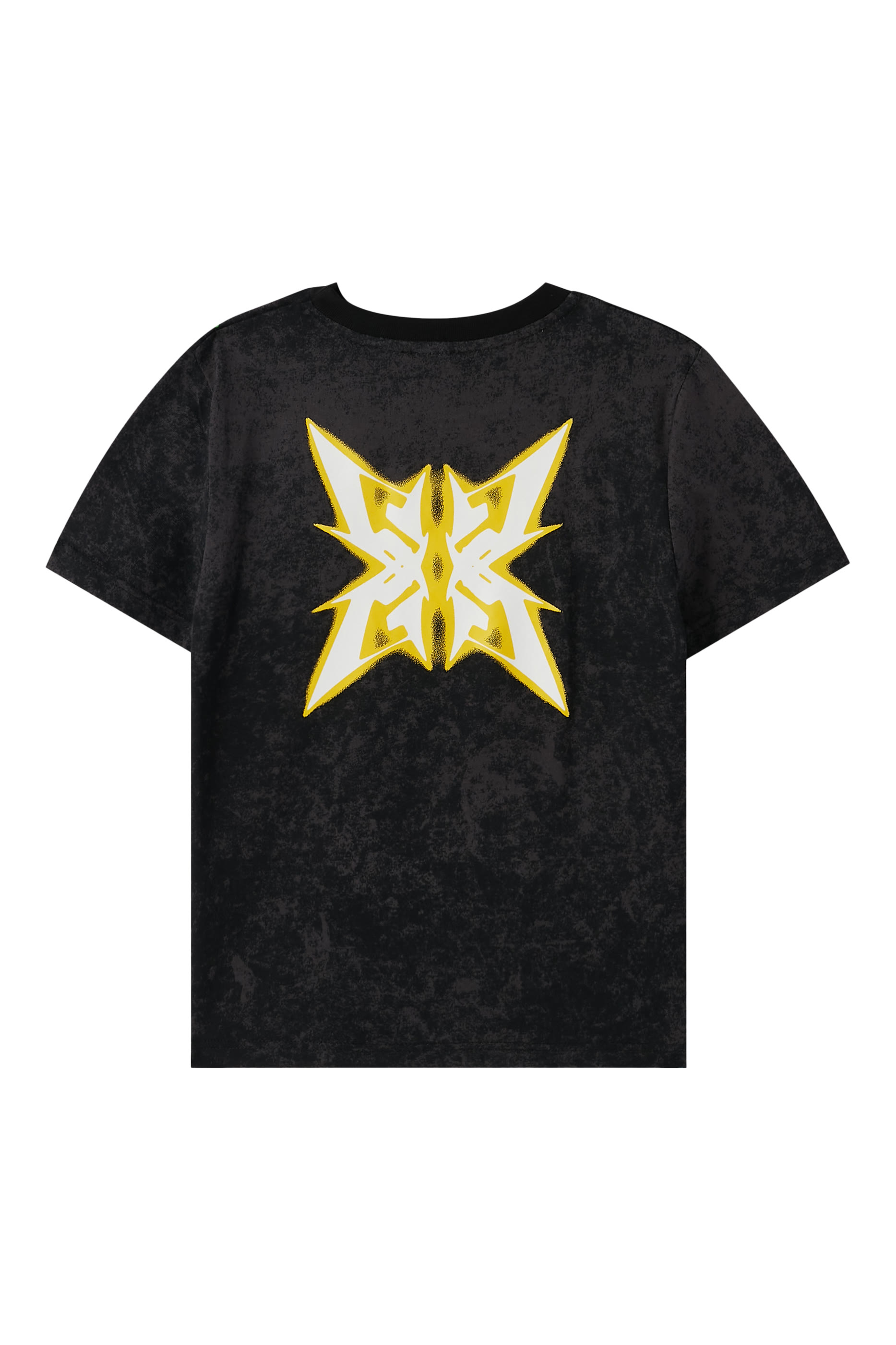 تيشيرت بطبعة بشعار الماركة للأطفال