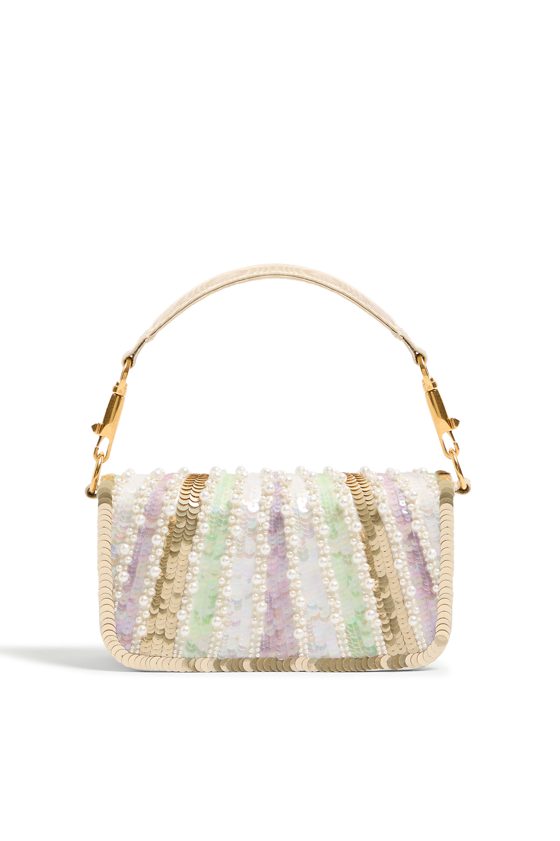 Locò Jewel Logo Embroidered Small Shoulder Bag