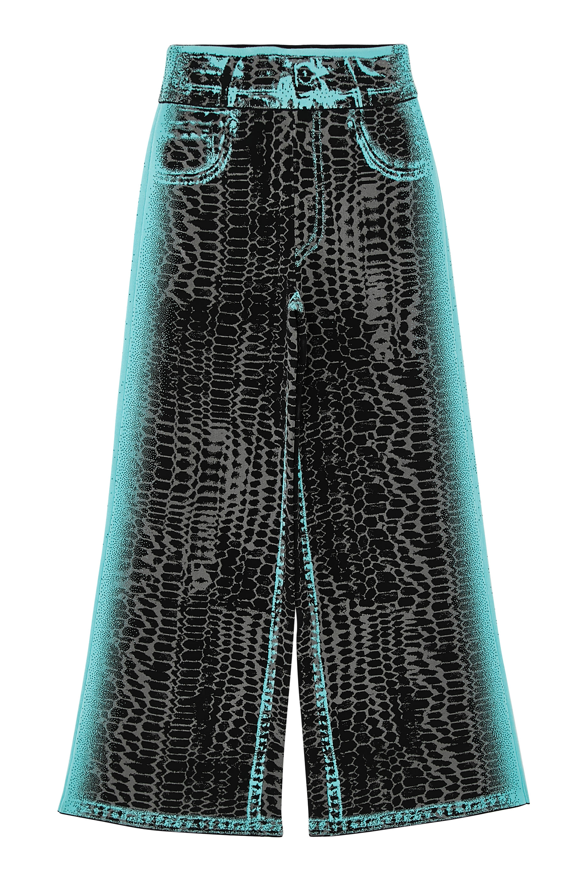 بنطال زهرا بقصة ساق واسعة