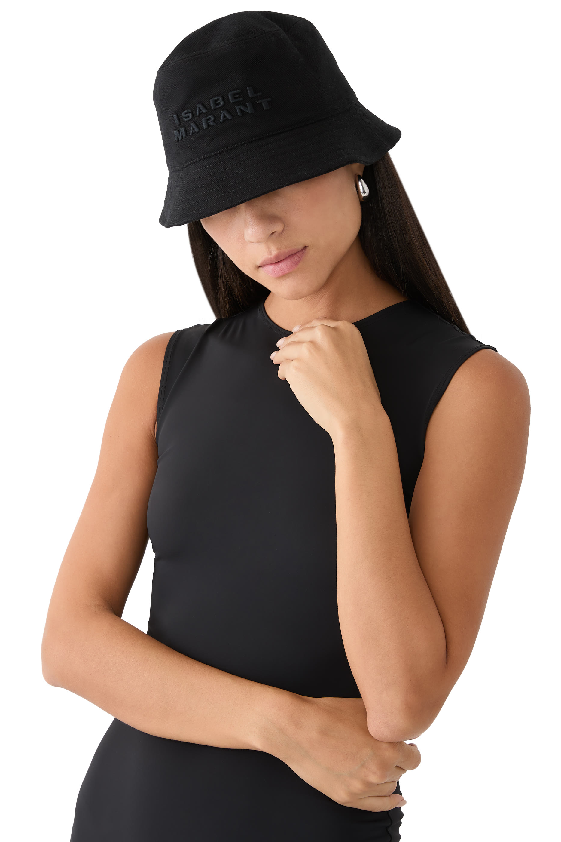 قبعة باكيت هالي بشعار الماركة المطرز