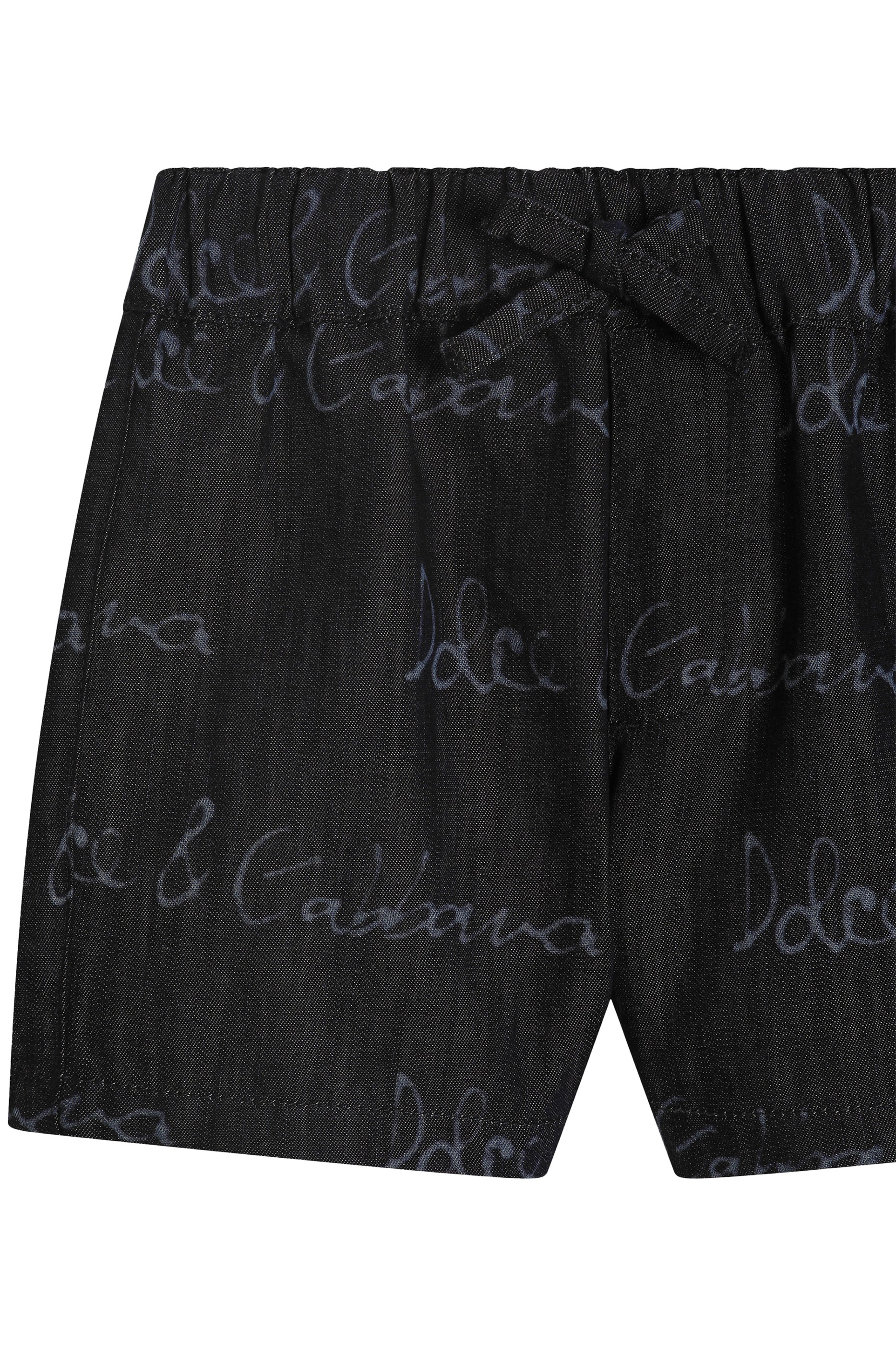 شورت بطبعات شعار الماركة بالكامل للأطفال