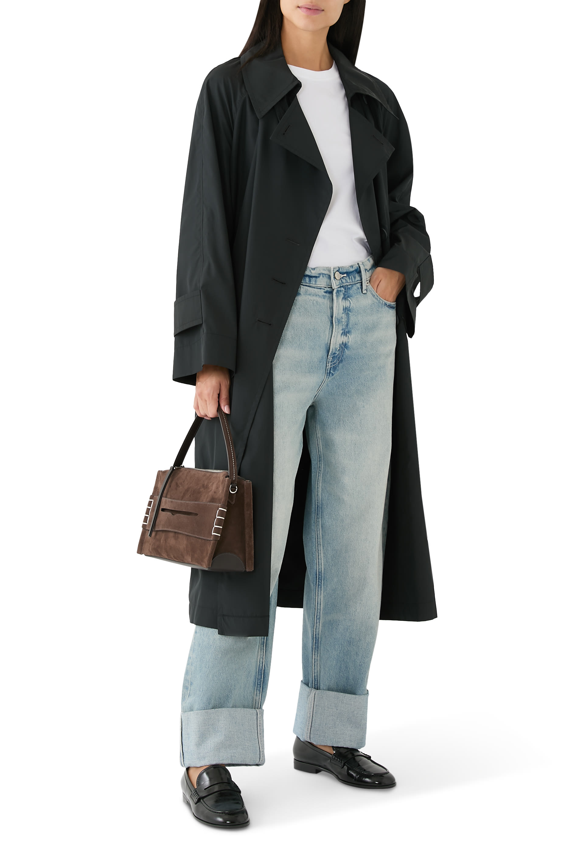 بنطال جينز جود بتصميم أسطواني مريح