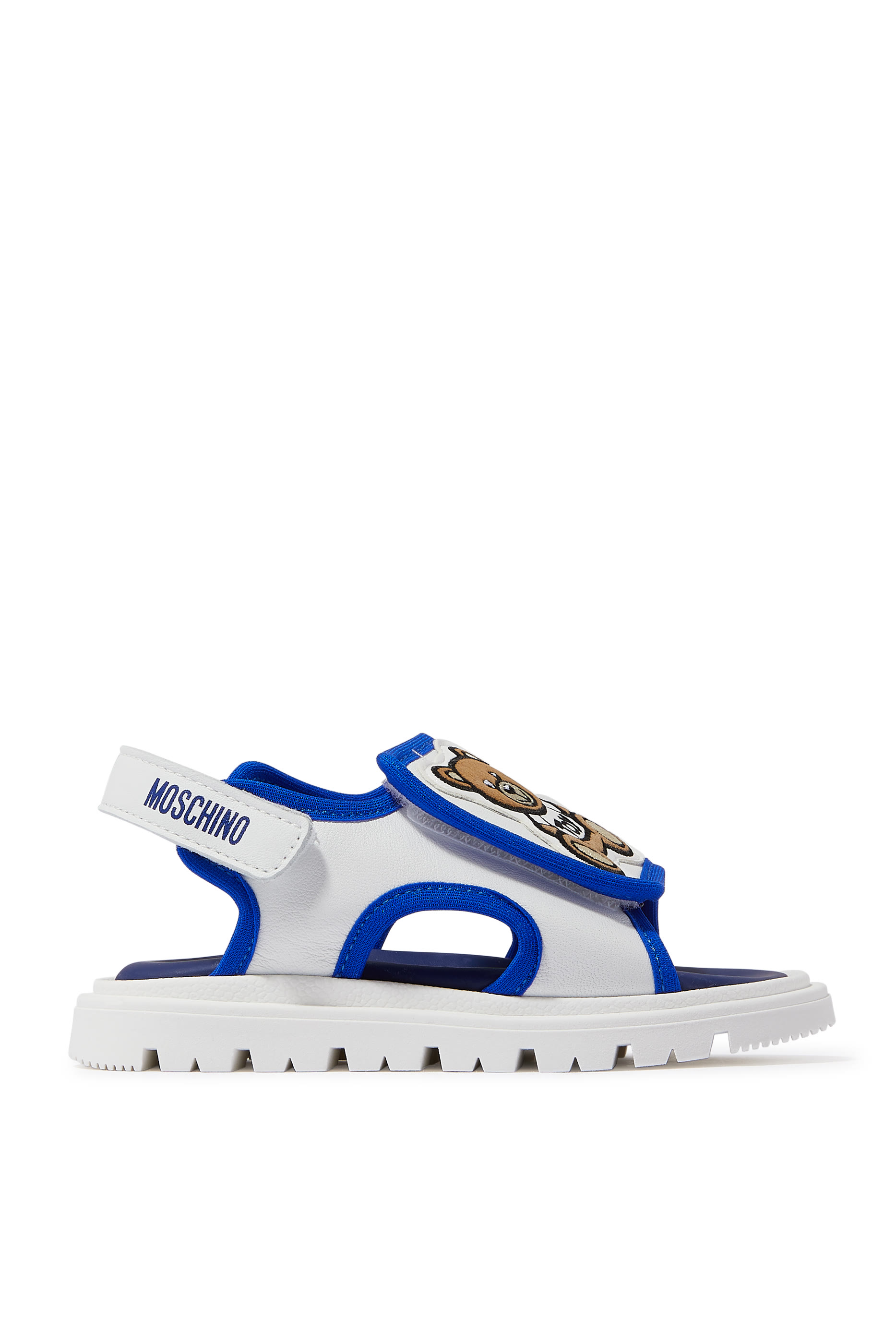 صندل بشريط فيلكرو وشعار الماركة والدب تيدي للأطفال