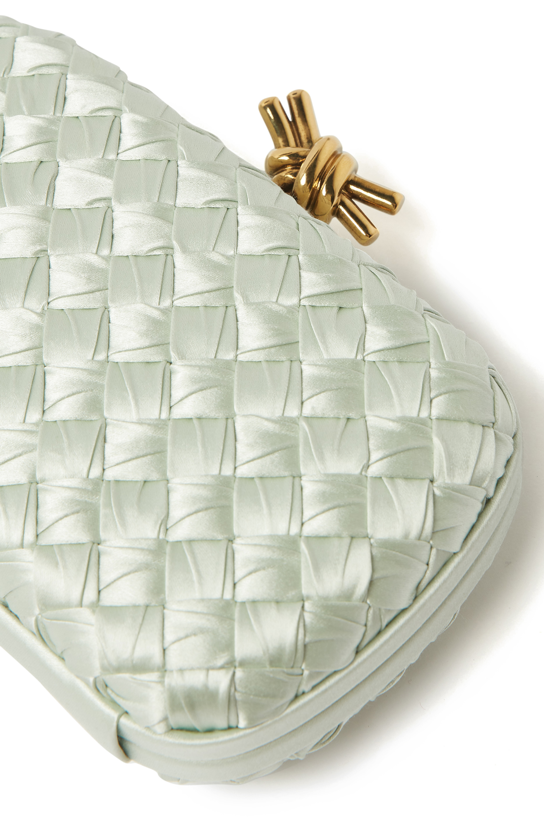 كلاتش نوت جلد عجل بتصميم مجدول