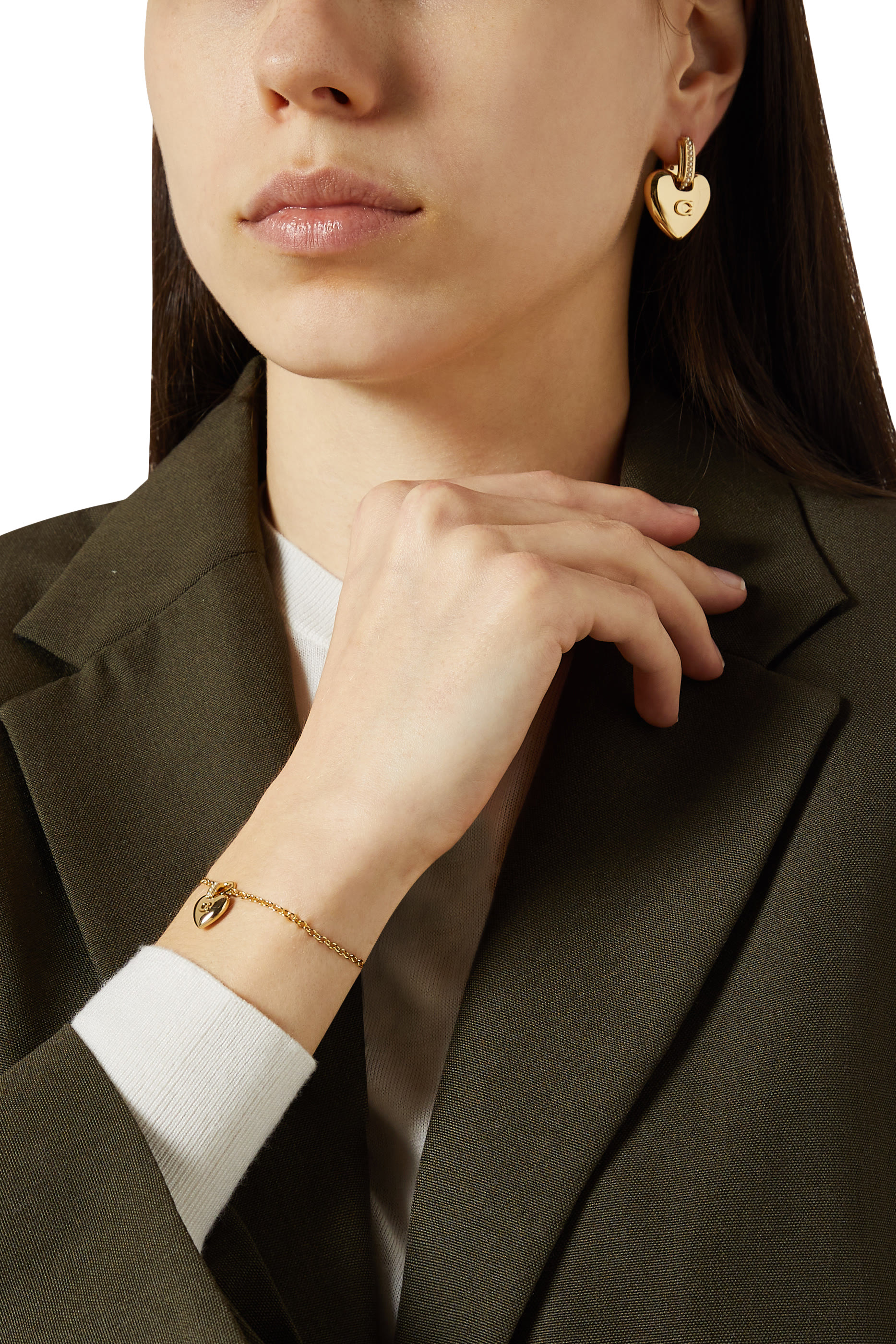 سوار بحلية قلب منفوخ 