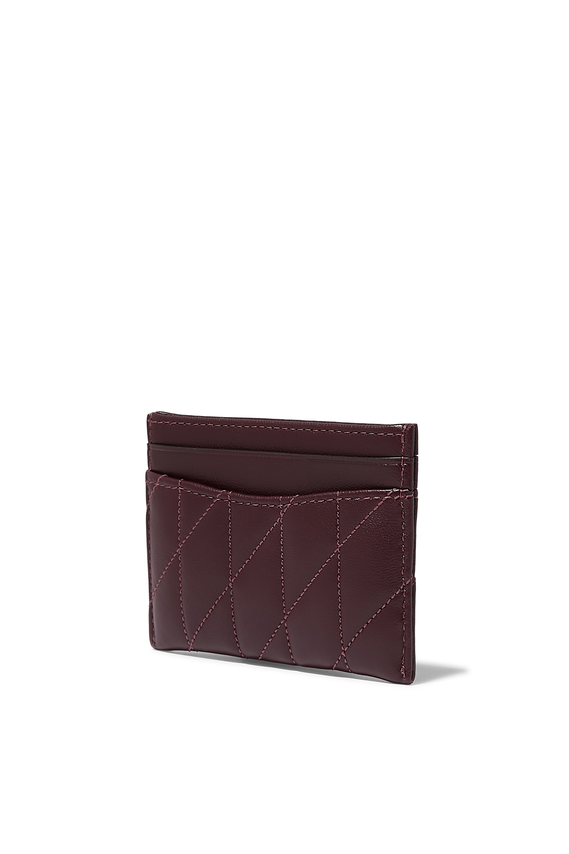 حافظة بطاقات ايسنشال بحياكة مبطنة