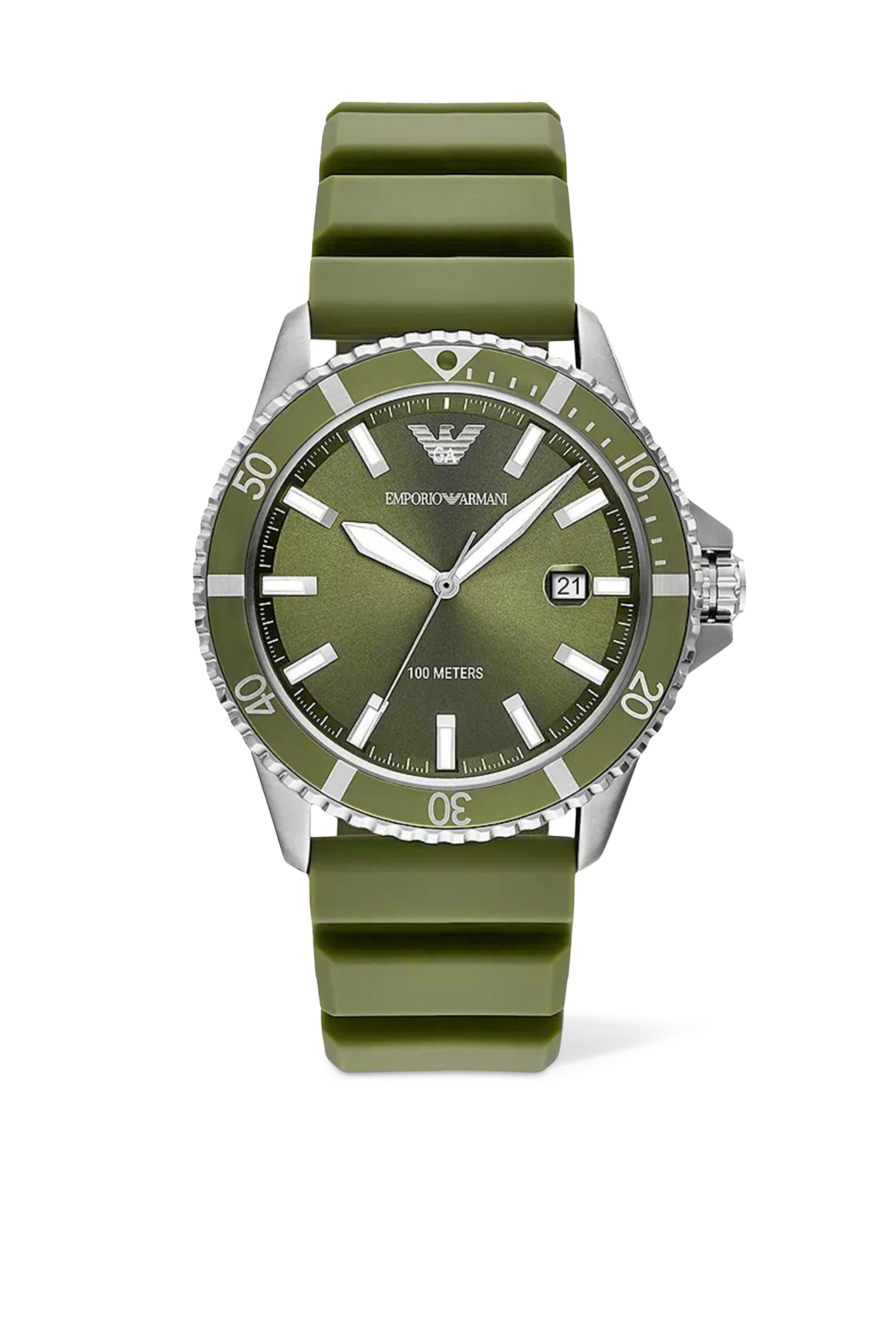 ساعة وورلد إكسبلورور بثلاث عقارب سيليكون