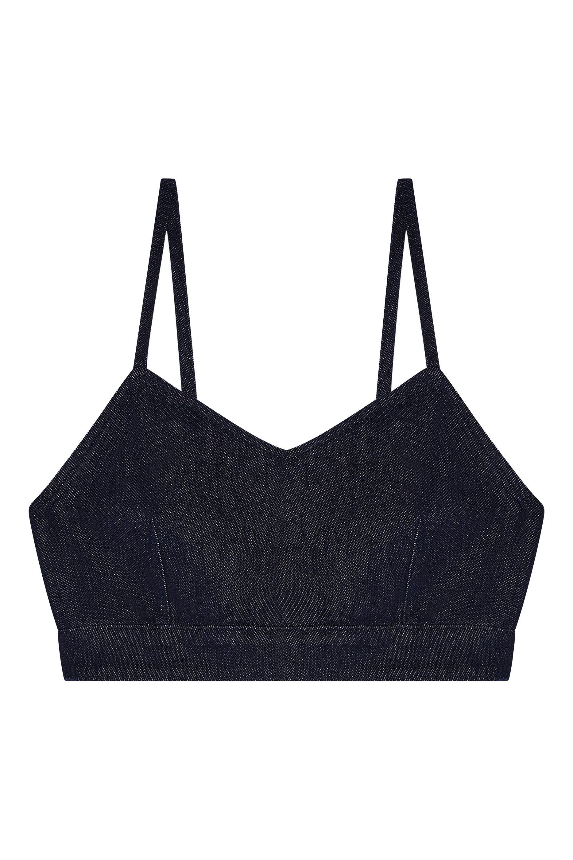 بلوزة بأزرار دنيم