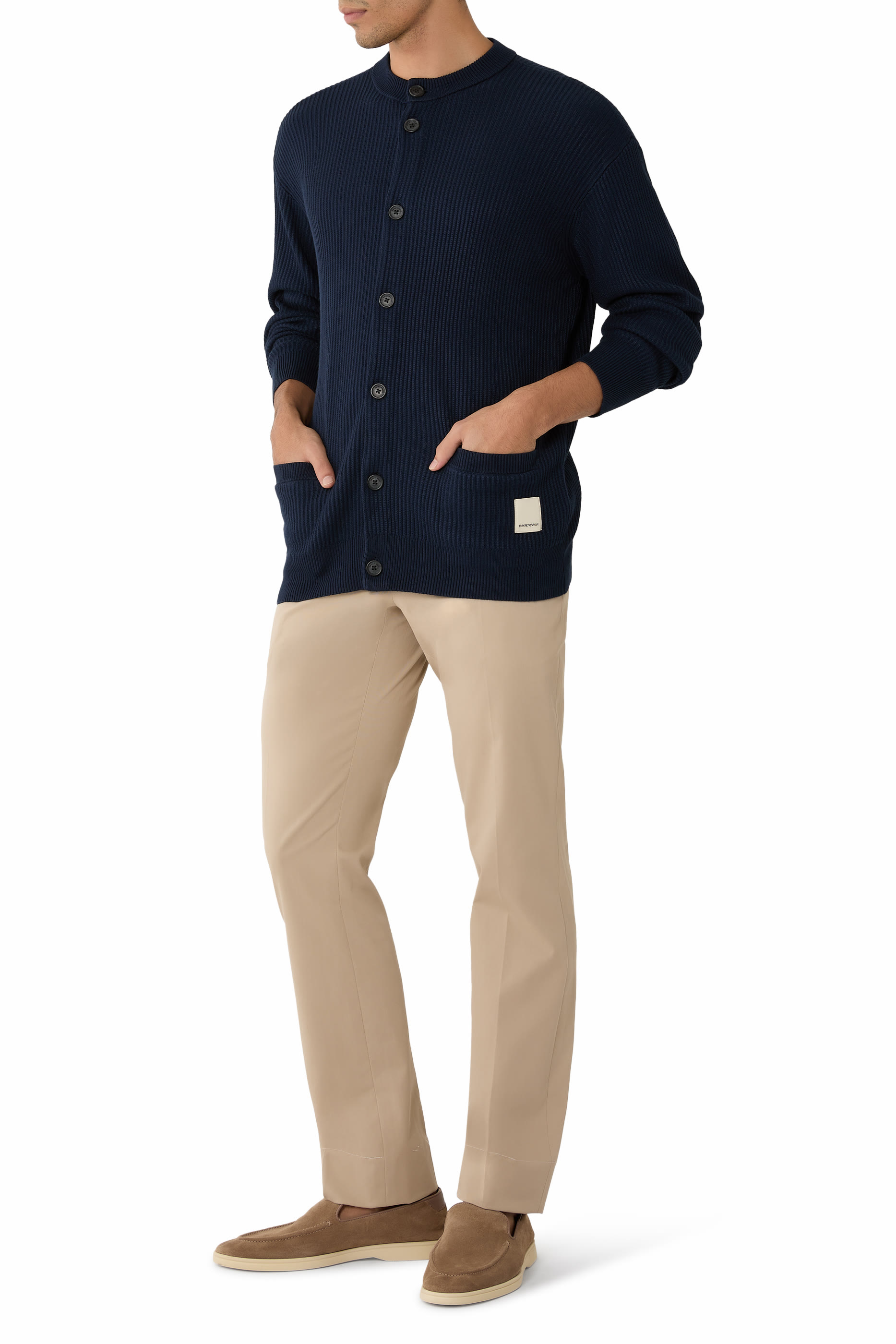 كارديجان منسوج مضلع من تشكيلة نيويورك